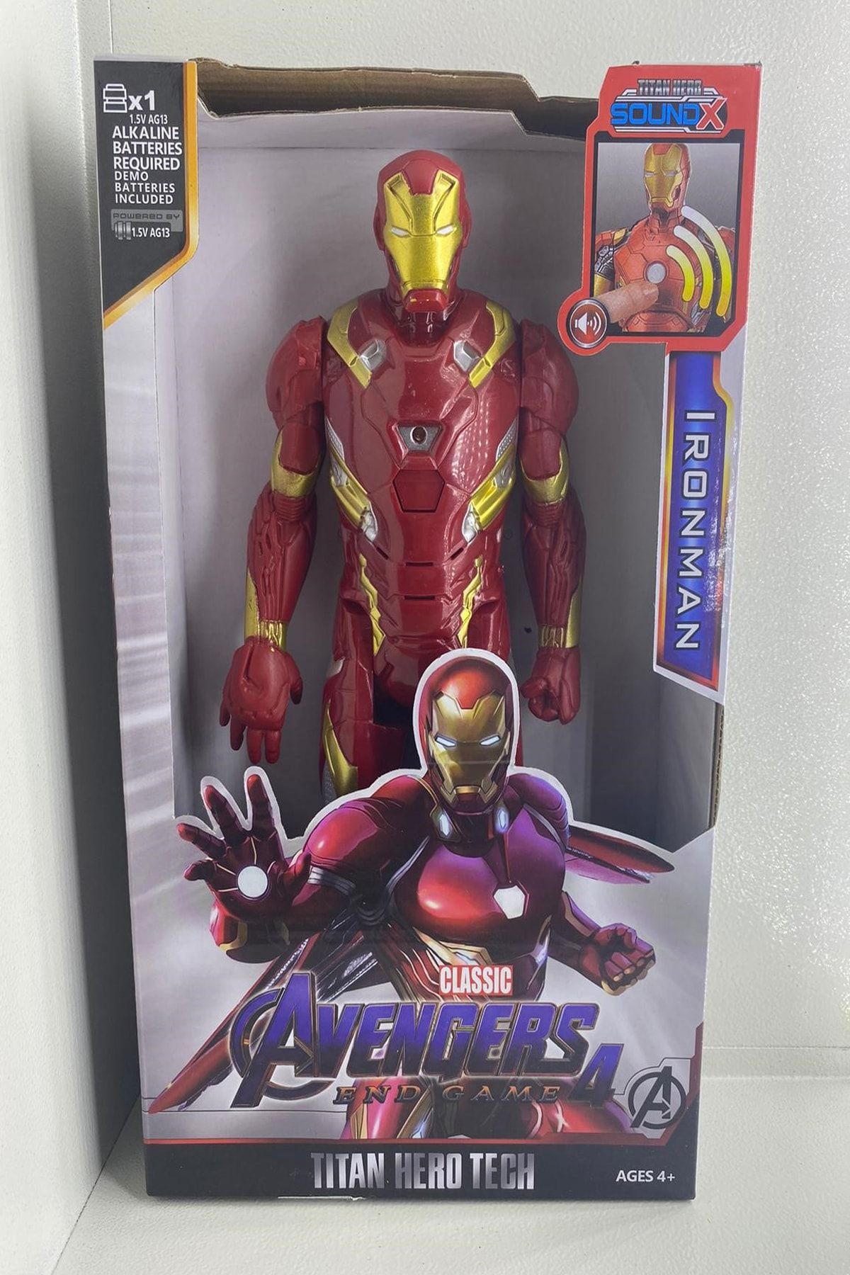 Gürkan Oyuncak Iron Man Demir Adam Işıklı Sesli Titan Hero 30cm Figür Avengers End Game