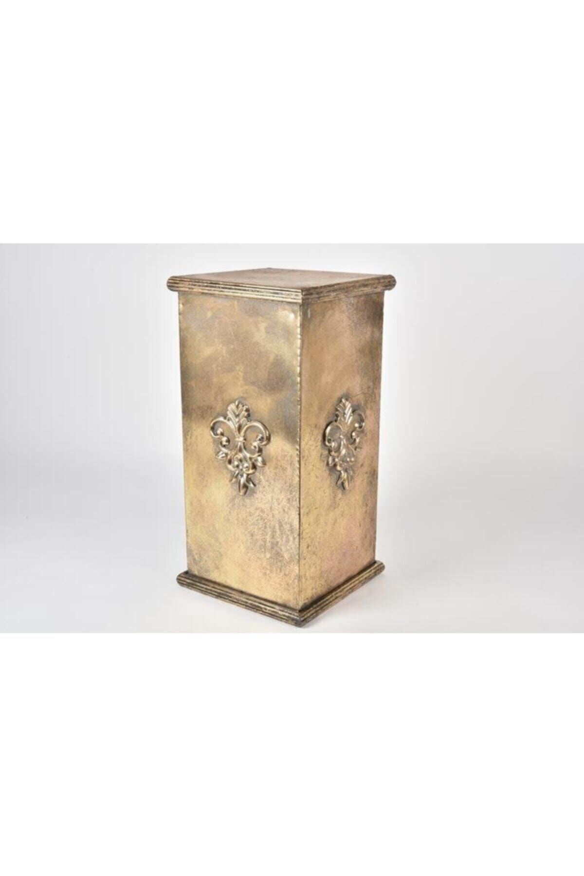 SETABIANCA Setabıanca Antıque Dekor Küp Stand Büyük 30*30*61 Cm