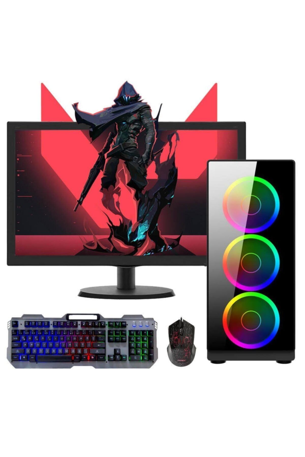 TURBOX Tx556 i5 3470 8GB Ram 256GB SSD 4GB GTX1050Ti 21.5\