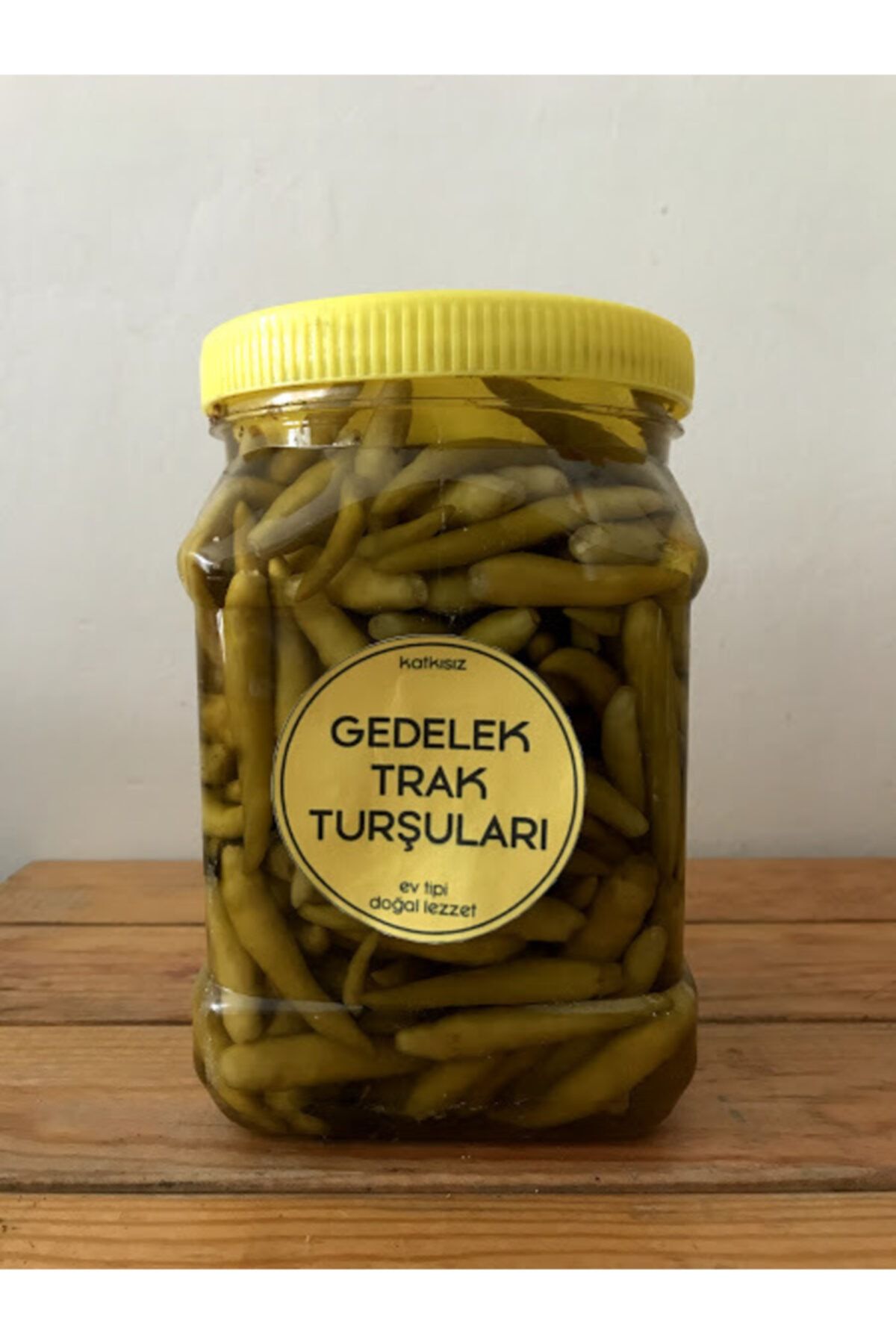 Gedelek Turşuları 1 Kg Frenk Acı Biber Turşusu Gedelek Trak Turşuları