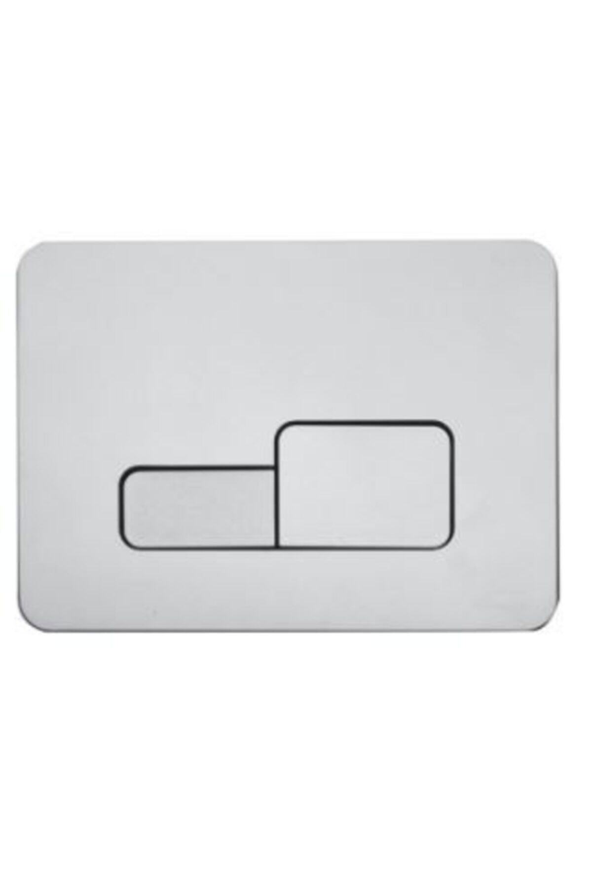 Tema Siamp Gömme Rezervuar Butonu Kare Düğmeli Model Çift Basma