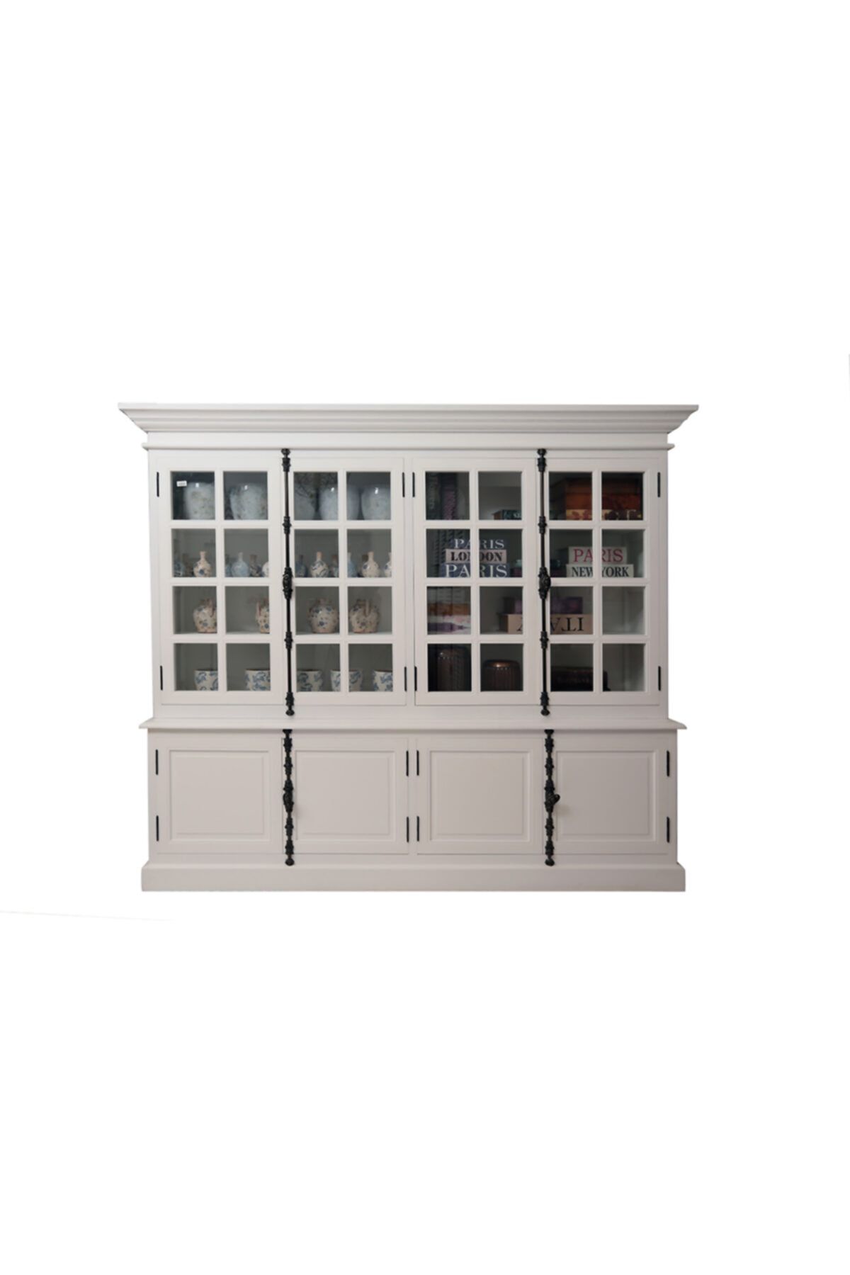 GAN DECOR Beyaz Eskitme Büfe