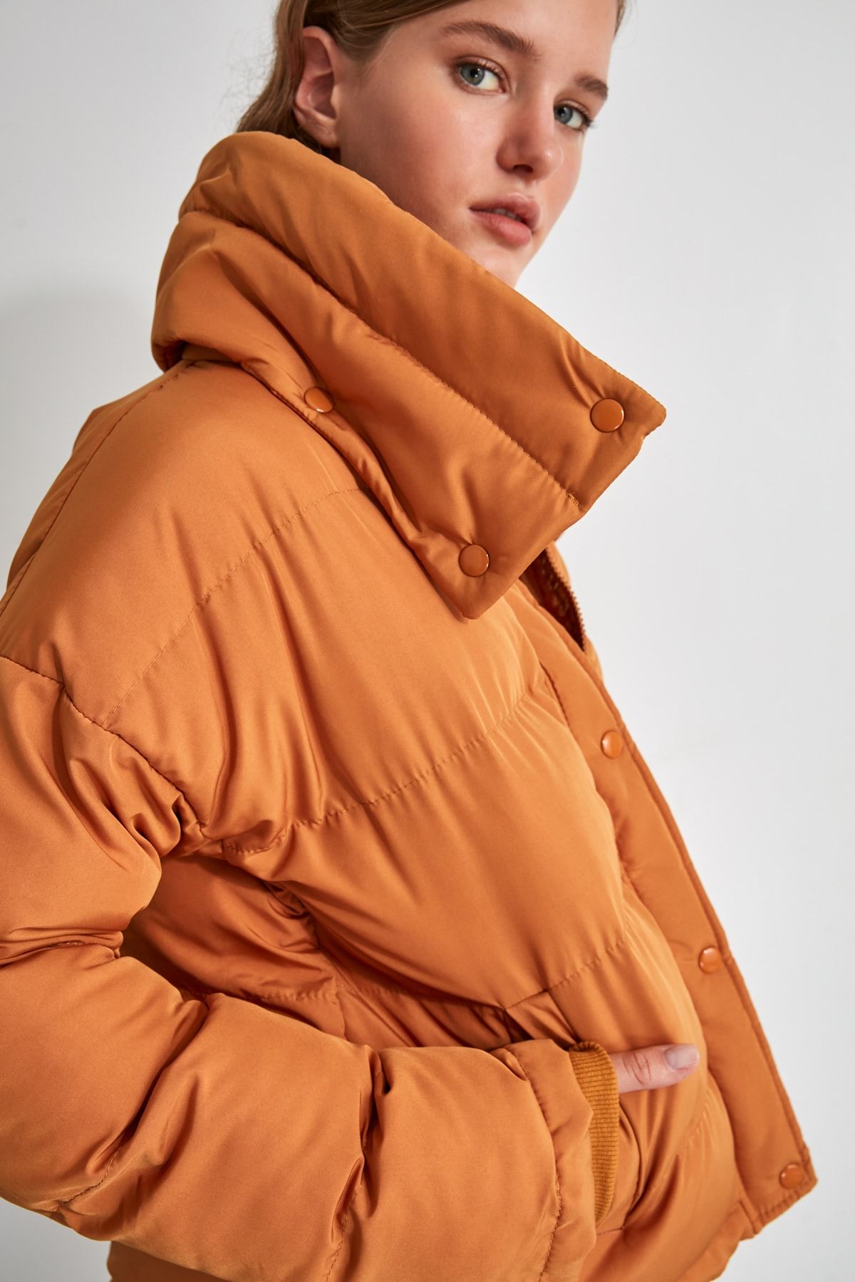 trendyolmilla camel yakasi cikarilabilir sisme mont twoaw21mo0001 fiyati yorumlari trendyol