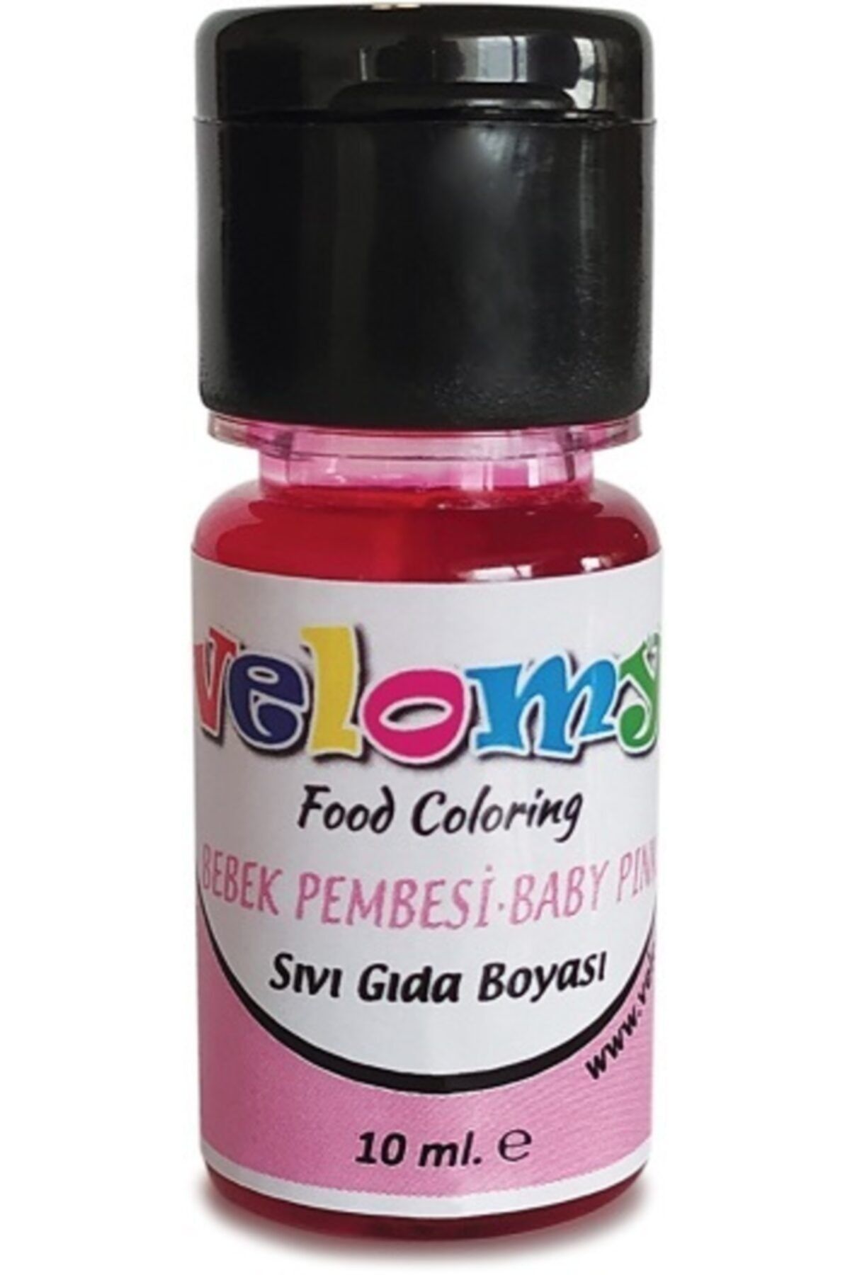 velomy Bebek Pembe Sıvı Gıda Boyası 10 Ml