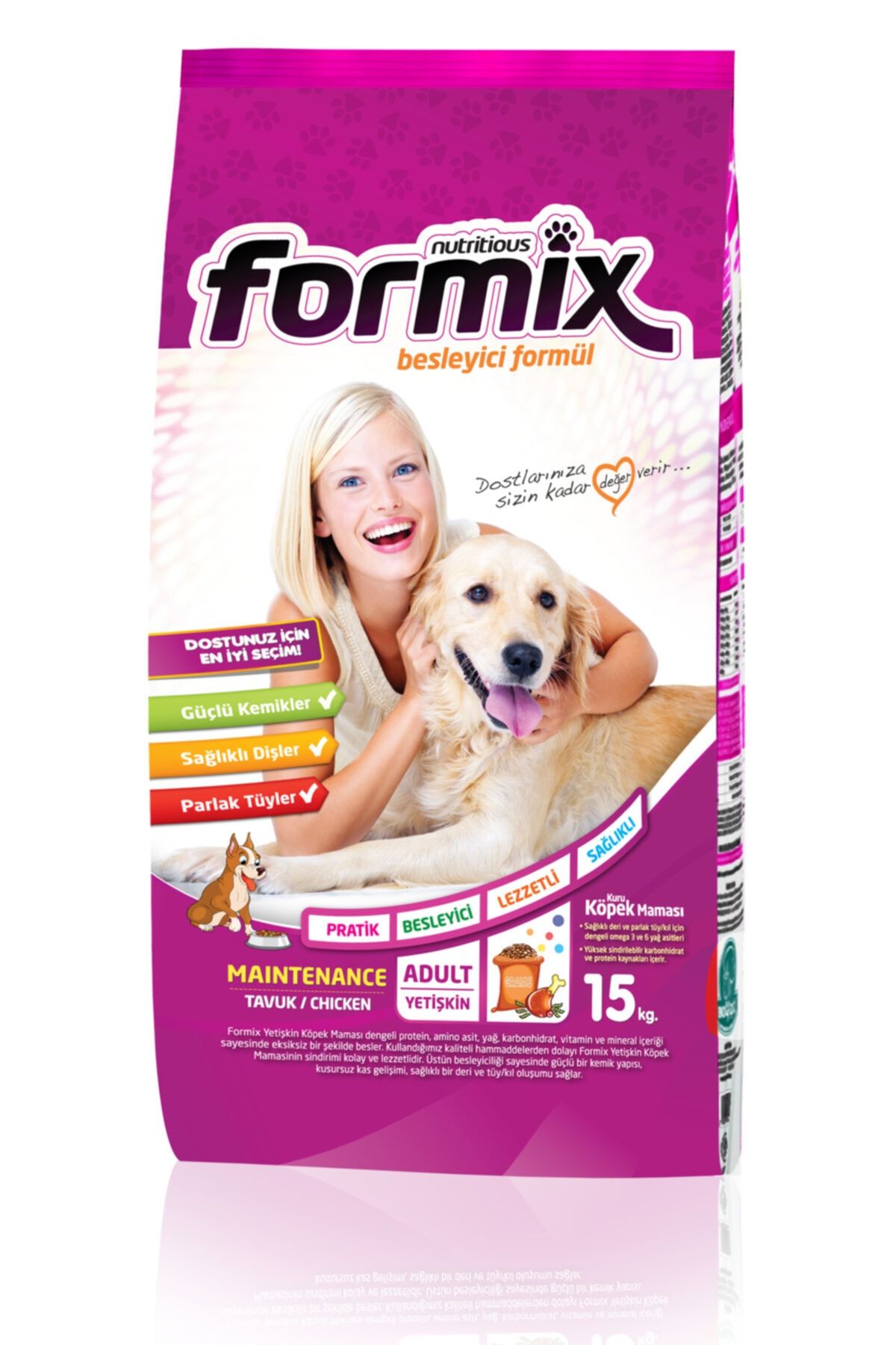 for mix formix 15 kg maintenance tavuklu kopek mamasi fiyati yorumlari trendyol