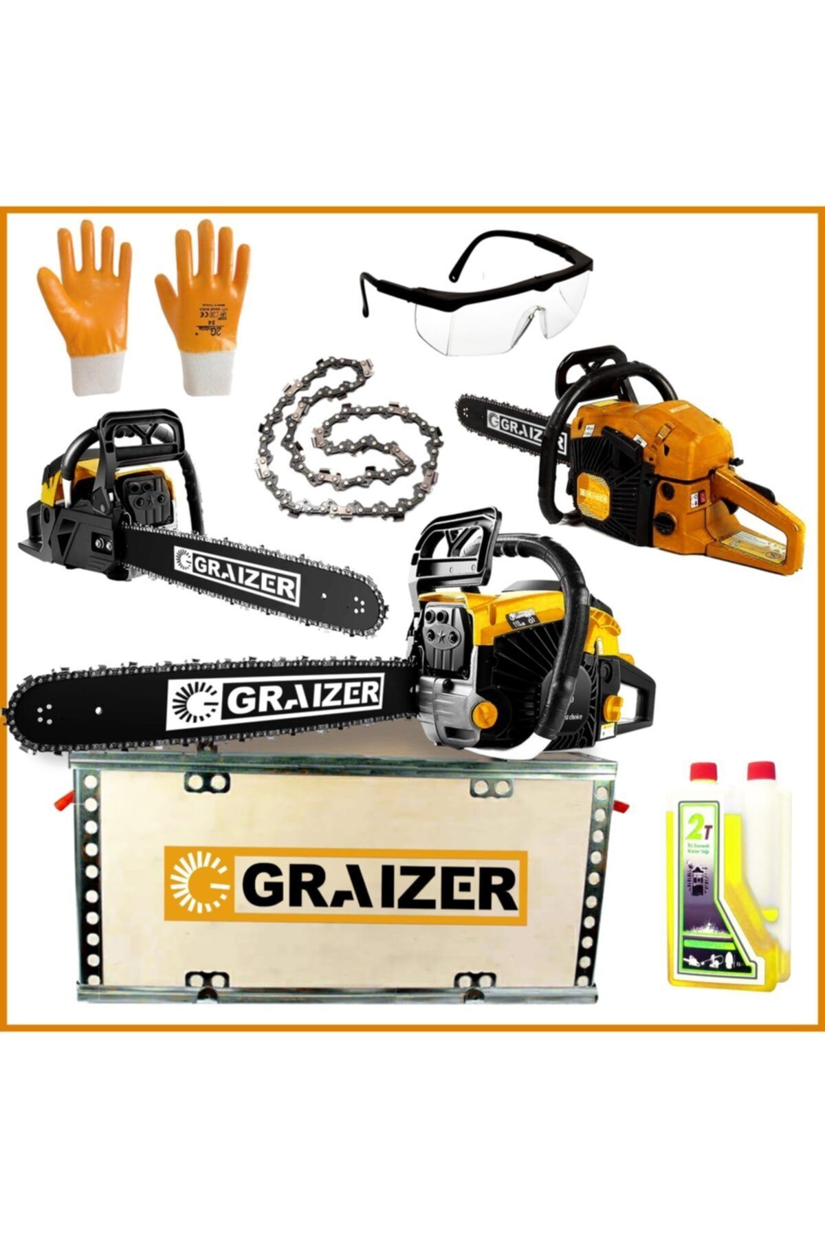 graizer alman turbo benzinli testere agac odun dal kesme makinesi motorlu testere orman motoru 6200 t fiyati yorumlari trendyol