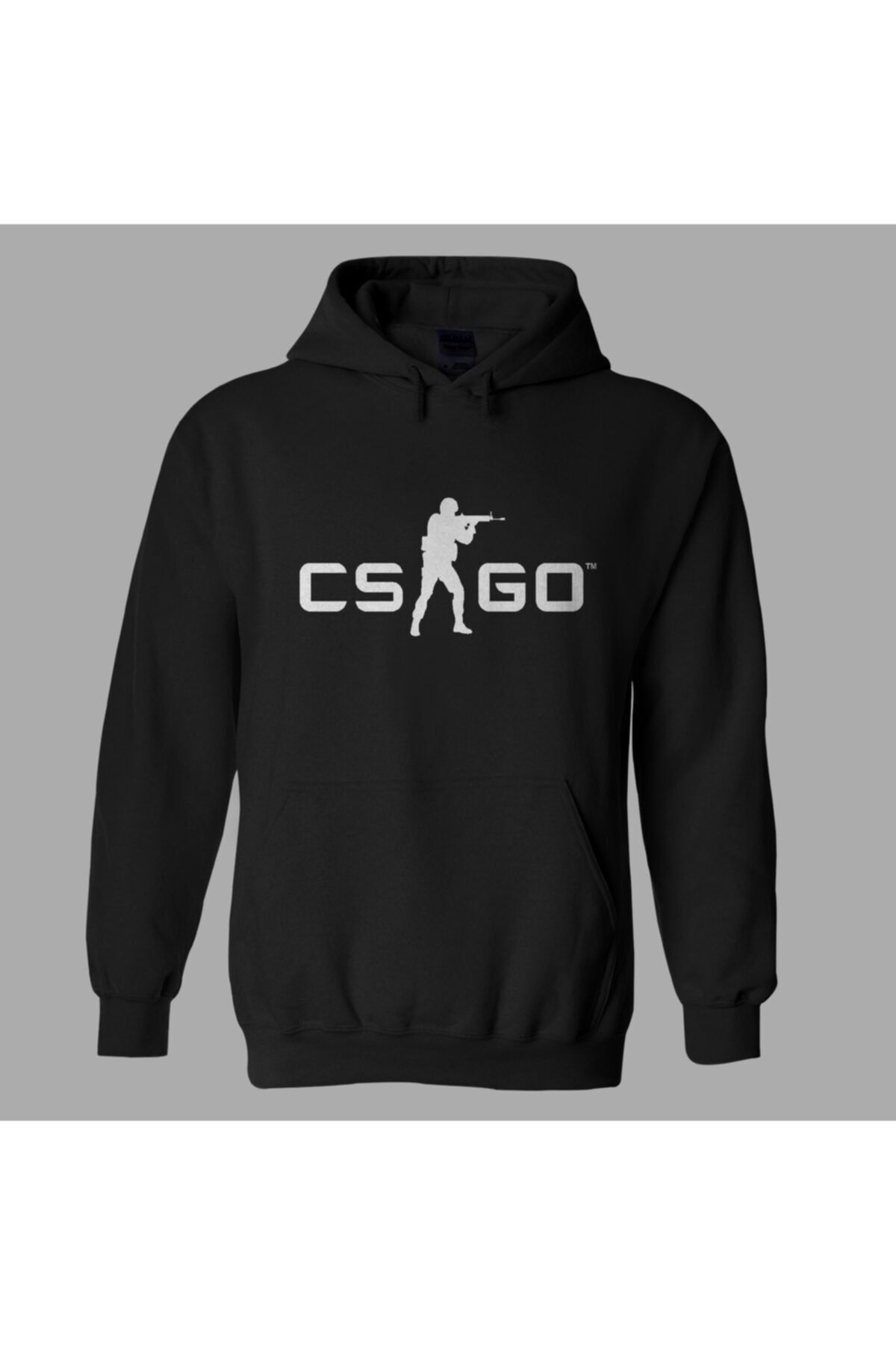 nrage Unisex Siyah Hoodie Sweatshirt