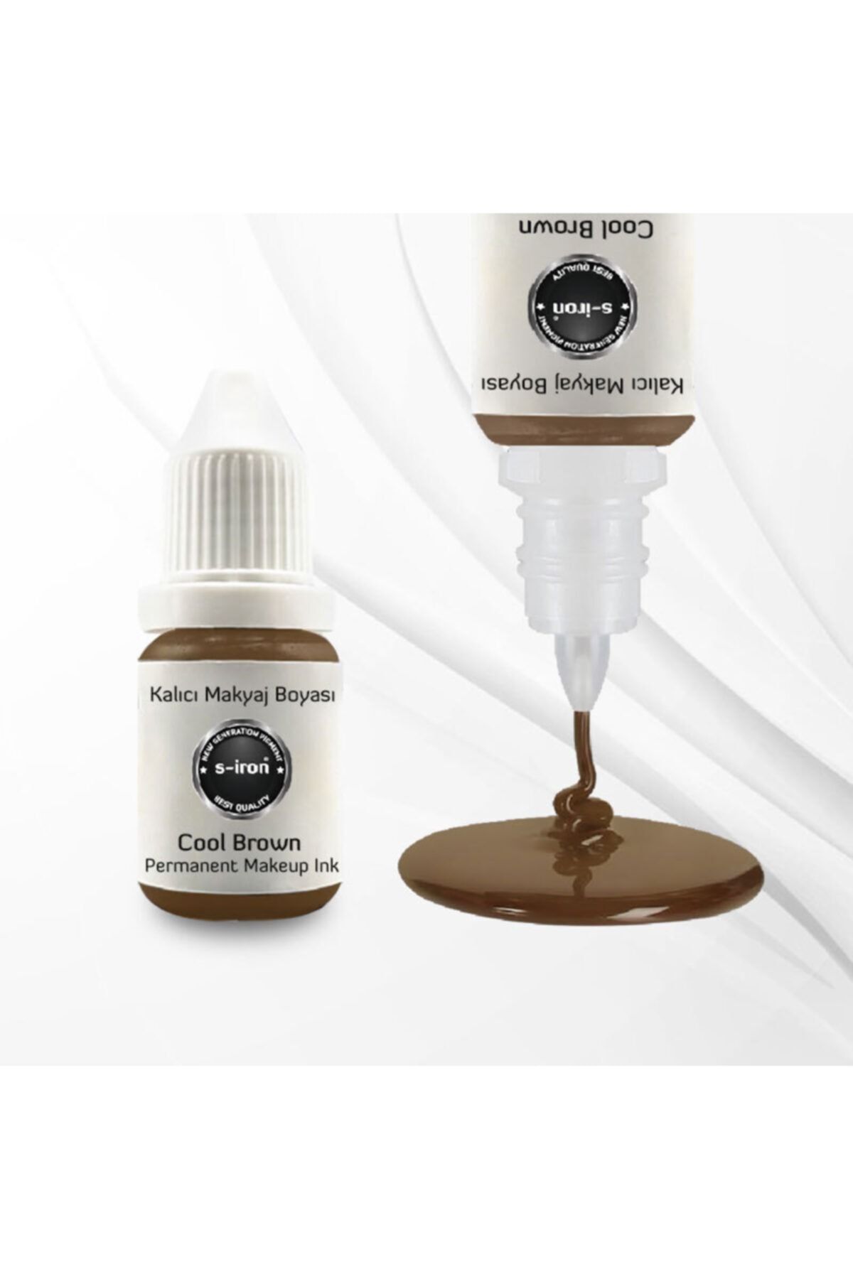 SİRON COSMETİC Cool Brown Kalıcı Makyaj Kaş Boyası 12 ml