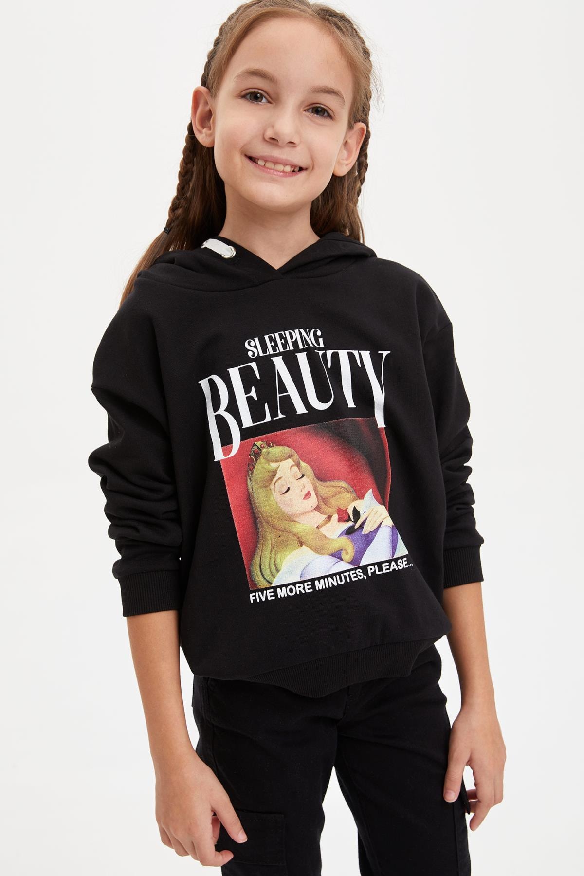 DeFacto Kız &Ccedil;ocuk Disney Princess Lisanslı Sweatshirt