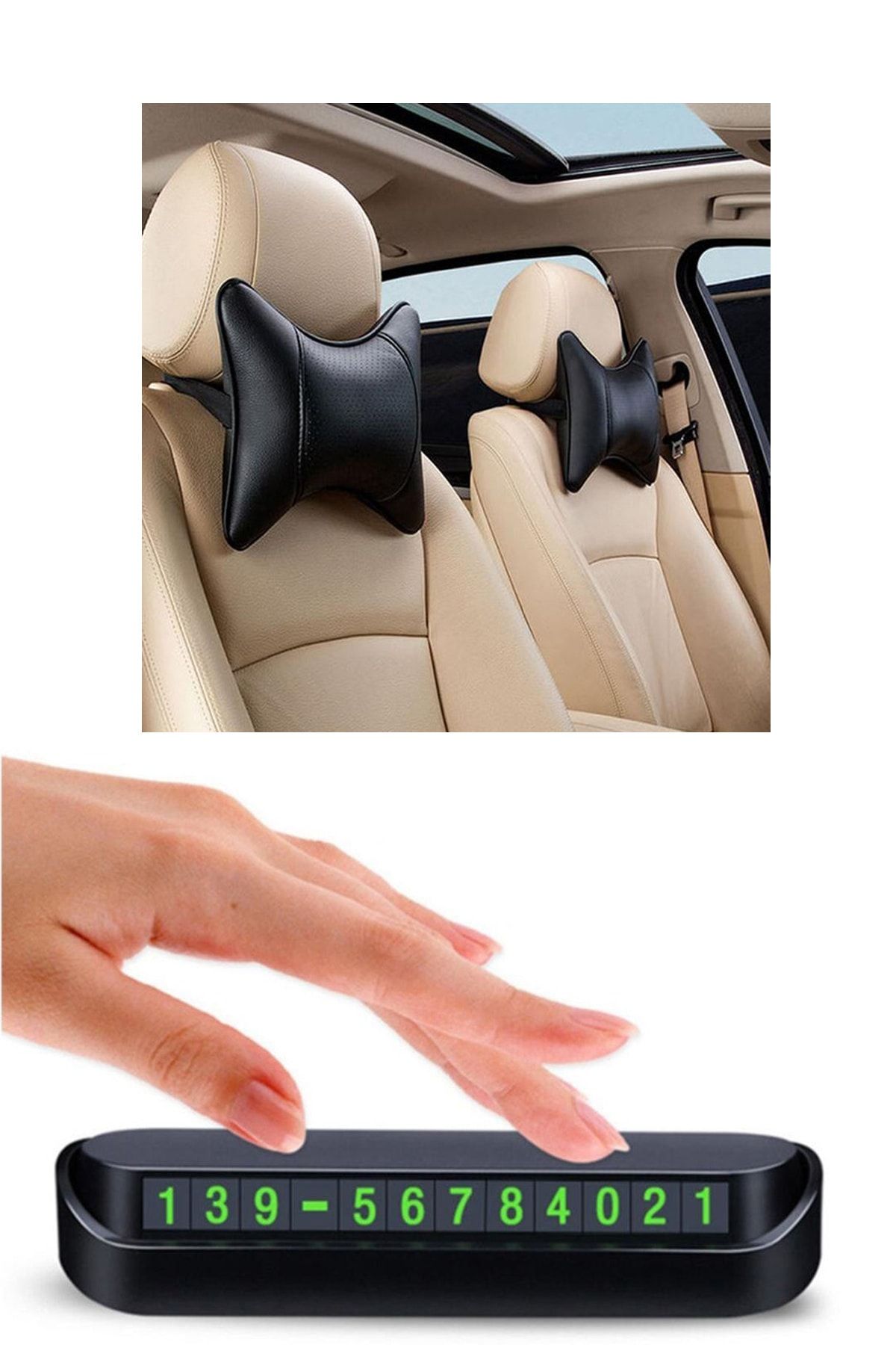 Panda car shop pillow