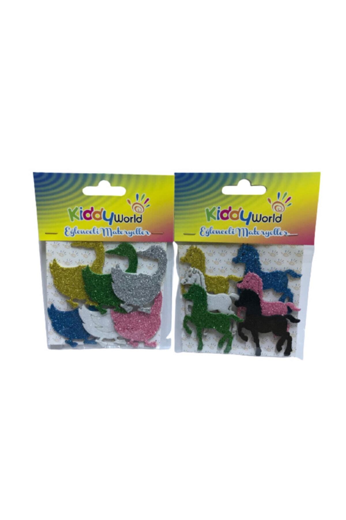 HeCe Şekilli Eva-keçe 2'li Set-9