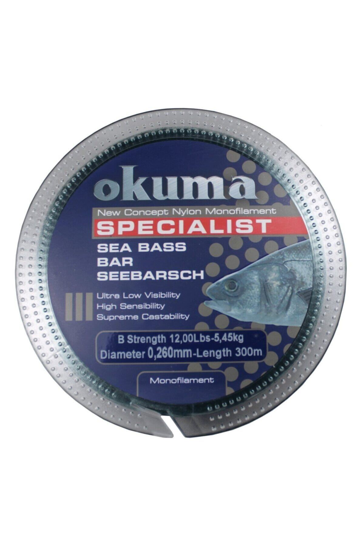Okuma Seabass 300 mt 12,00 Lb 4,41 Kg 0,23,5 mm Misina
