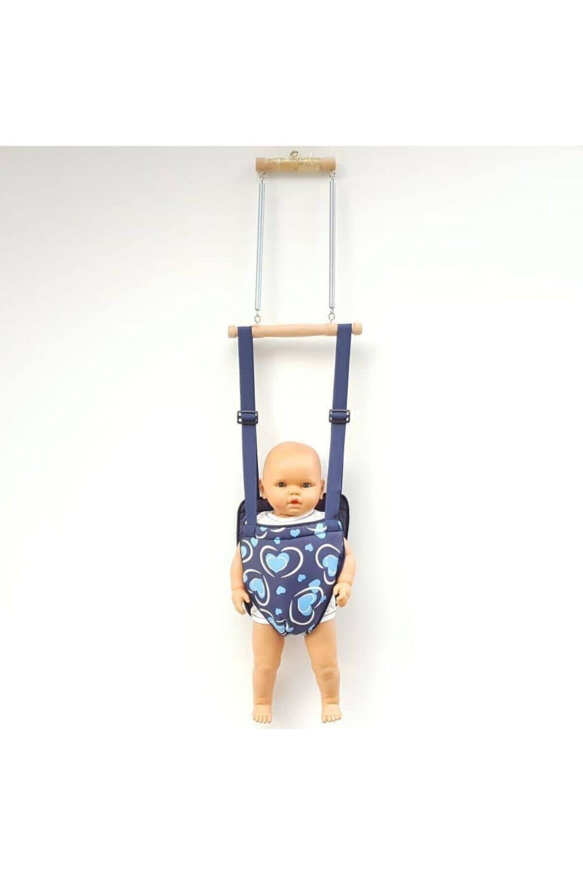 bebegen Mavi Lacivert Kalpli Hoppala Salıncak