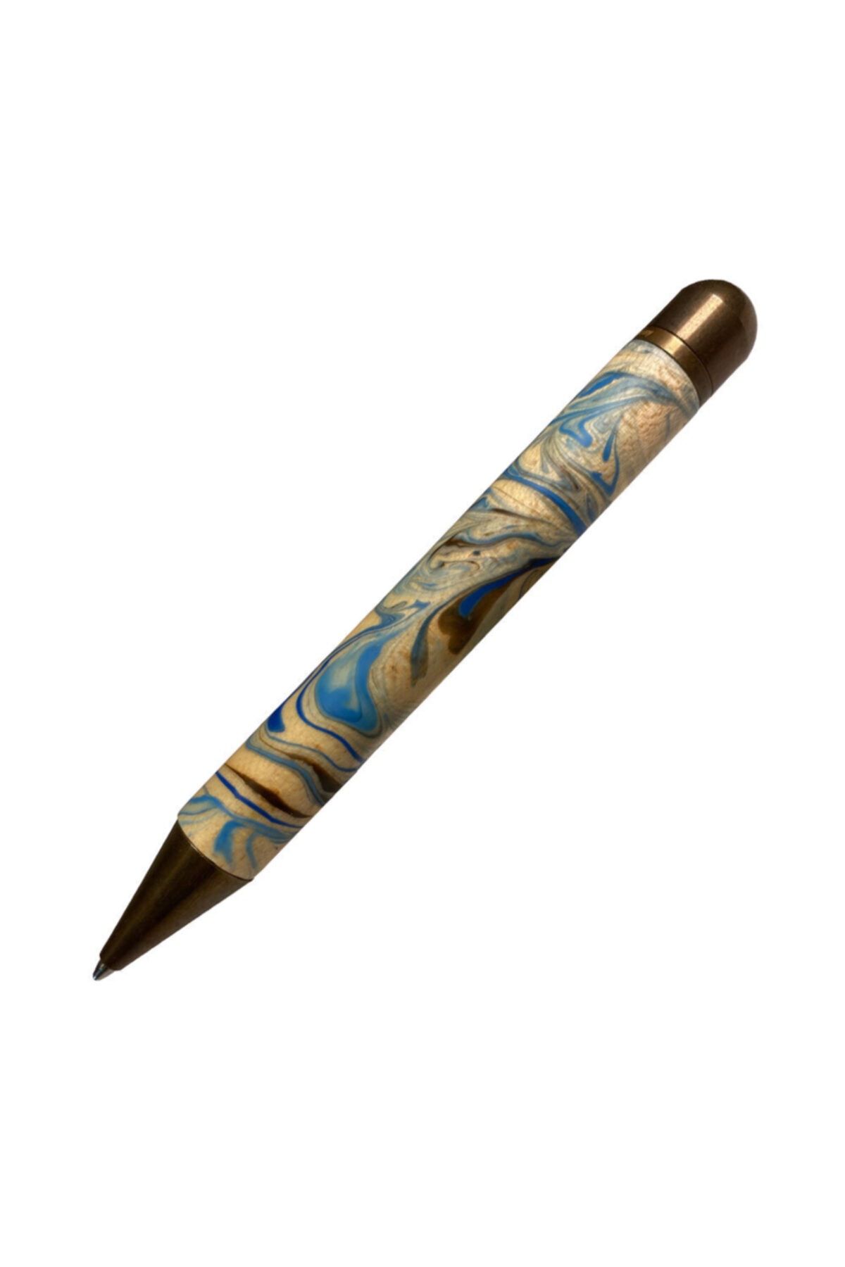 E+M Marble 1899 Tükenmez Kalem Mocca Marbled-vintage 1899-m5