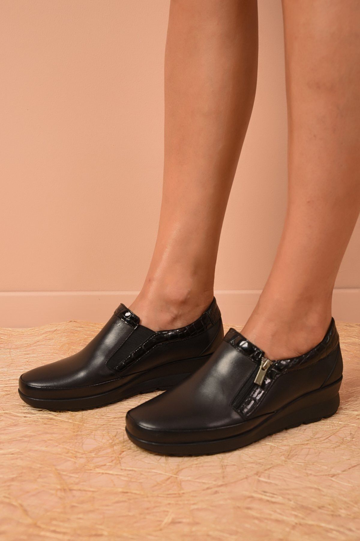 Shoes Time Kadın Siyah Günlük Ayakkabı 20k 174