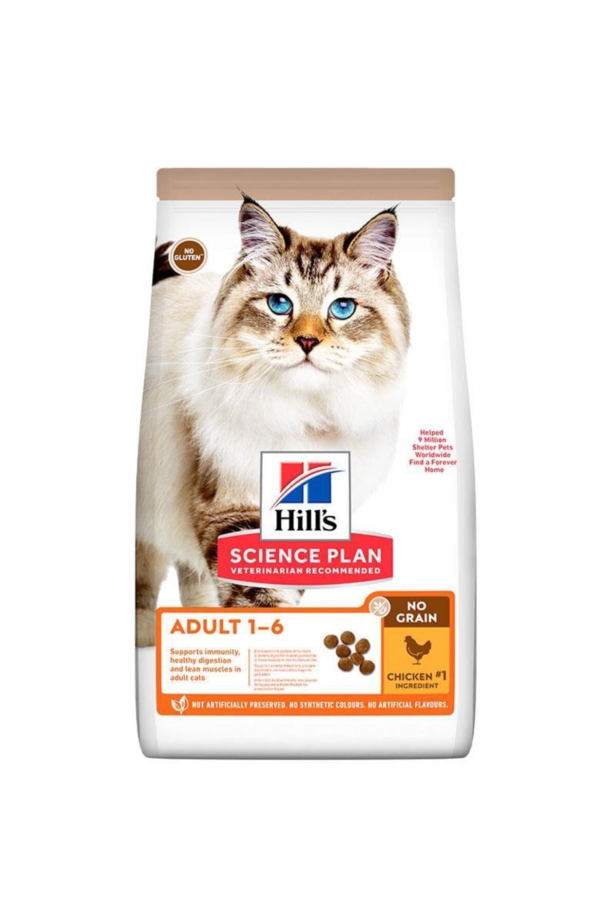 Hill's Tahılsız Tavuk Etli Yetişkin Kedi Maması 1,5 kg