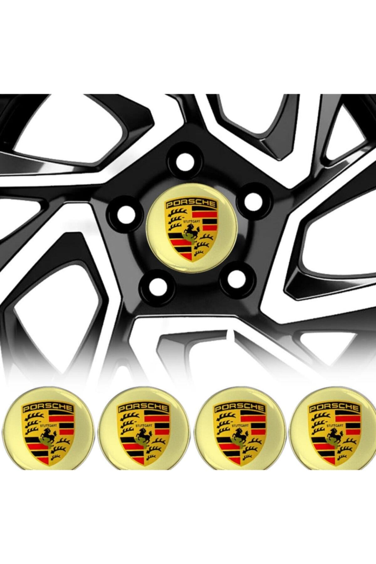c9 porsche jant gobegi gobek armasi sticker 4 lu set fiyati yorumlari trendyol