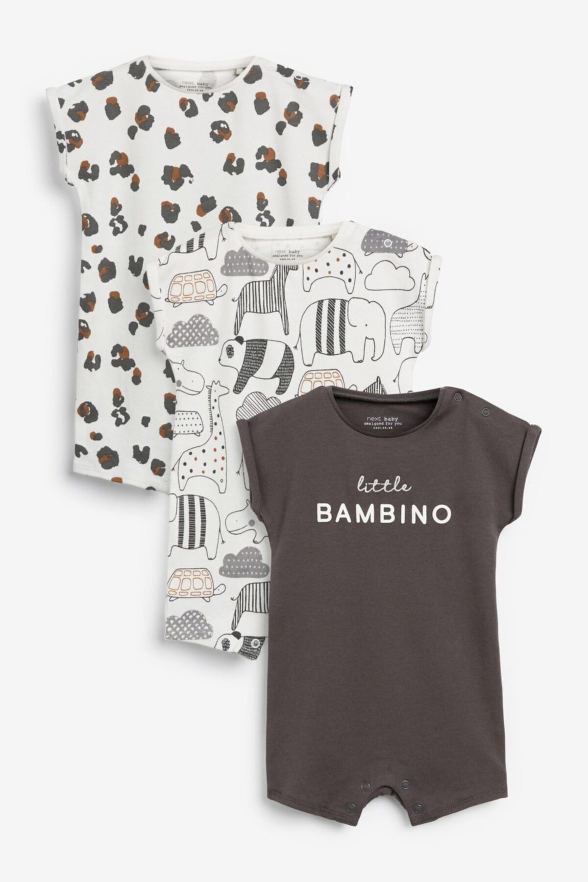 Next Baby 3'lü Romper Yazlık Tulum