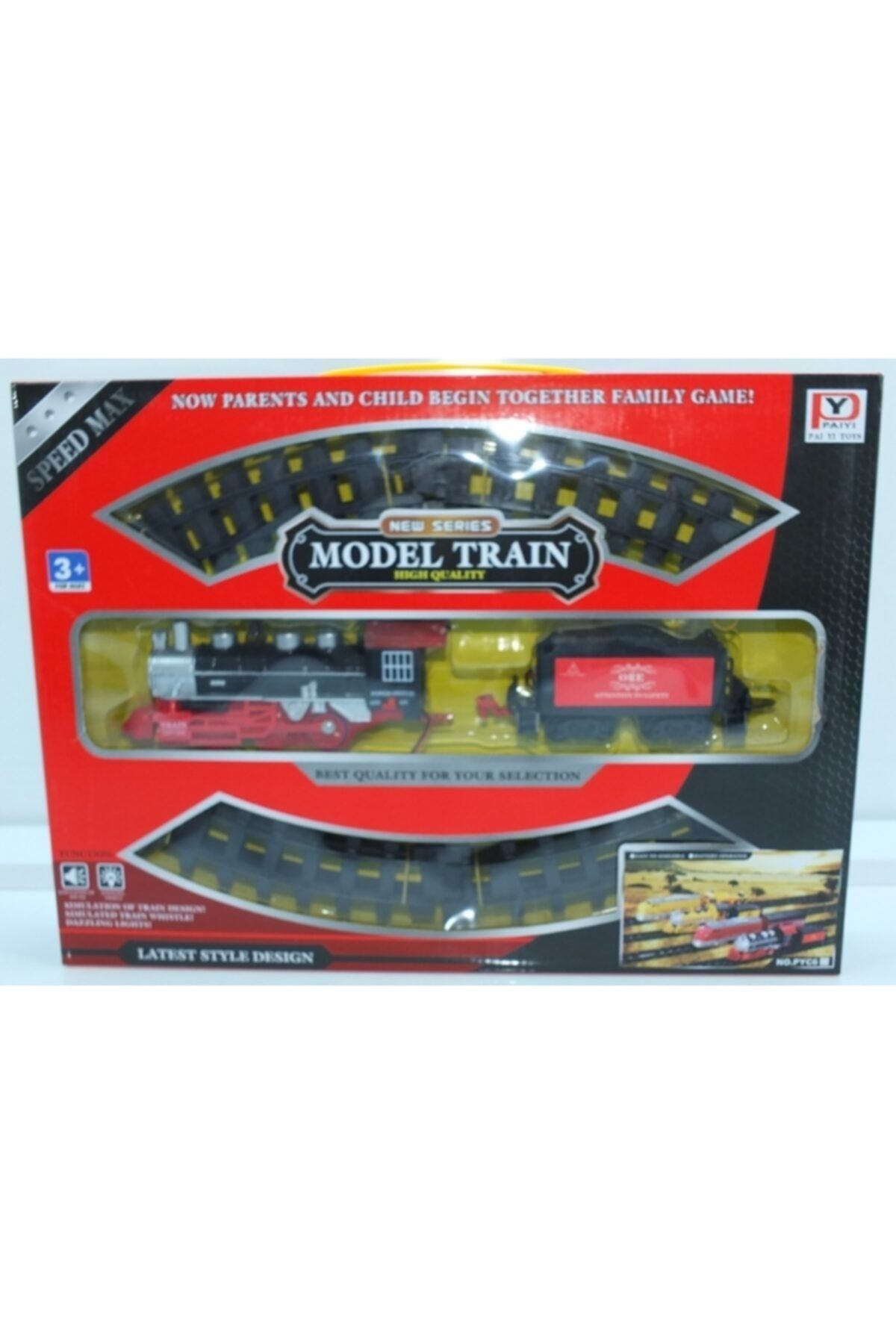 Pasifik Toys Pasıfık Tosys Kutulu Tren Setı Pyc65 4614 Kırmızı Renk
