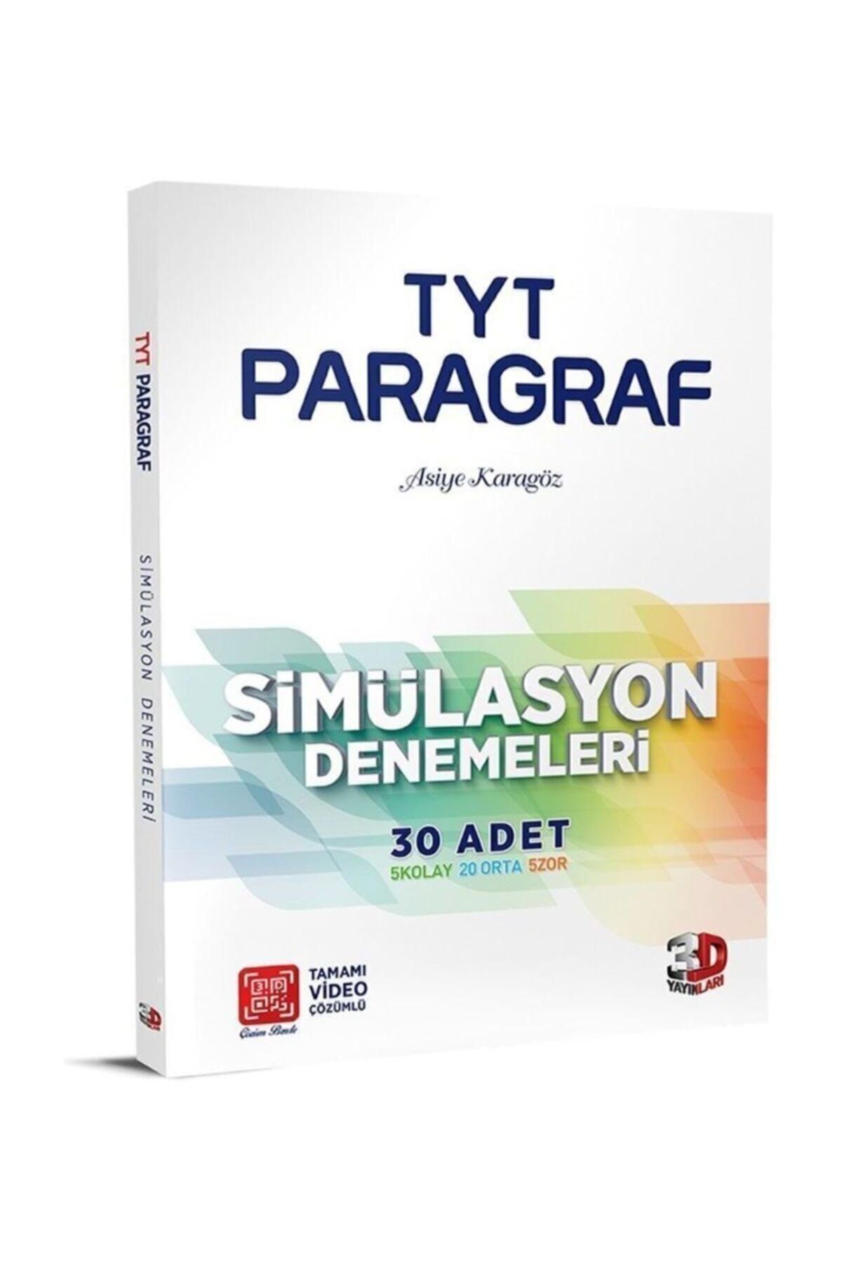 tam cozum yayinlari 3d tyt simulasyon paragraf denemeleri tamami video cozumlu fiyati yorumlari trendyol