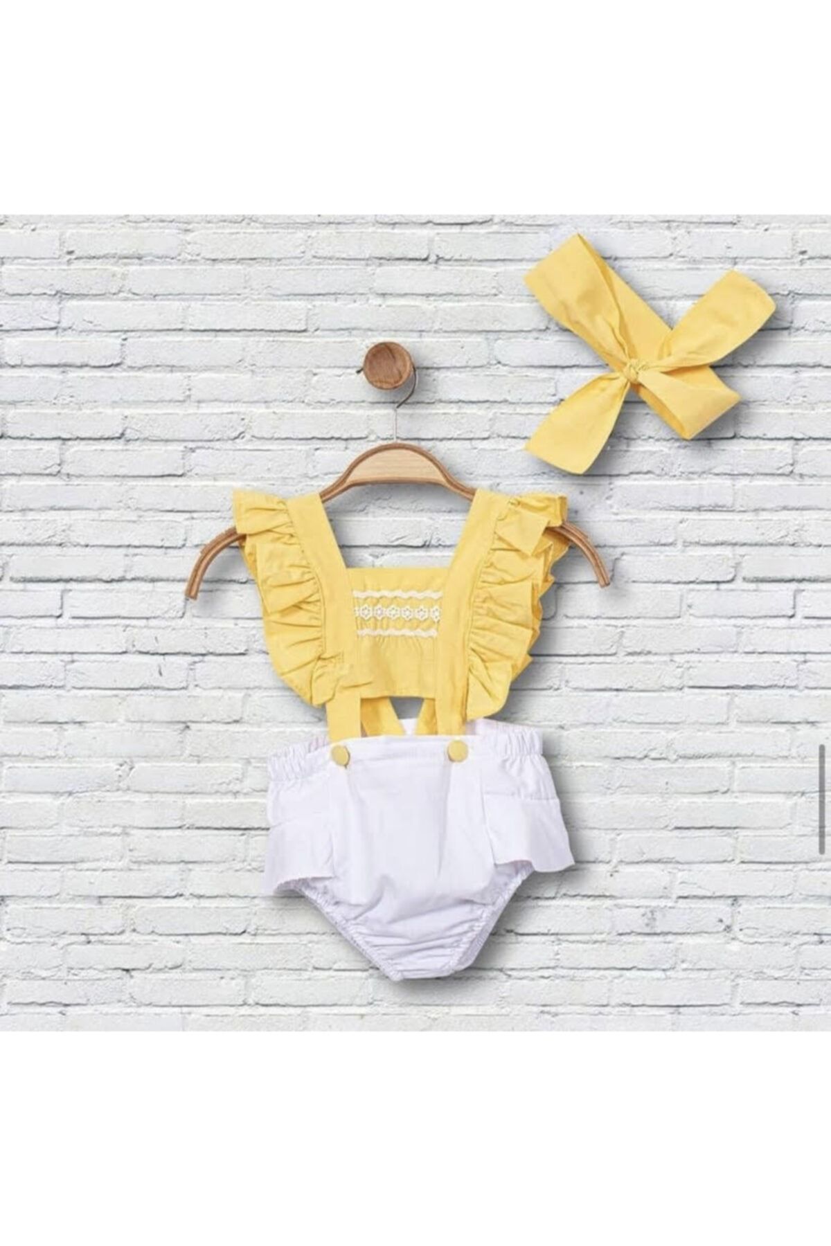 Baby girl yellow jumpsuit top