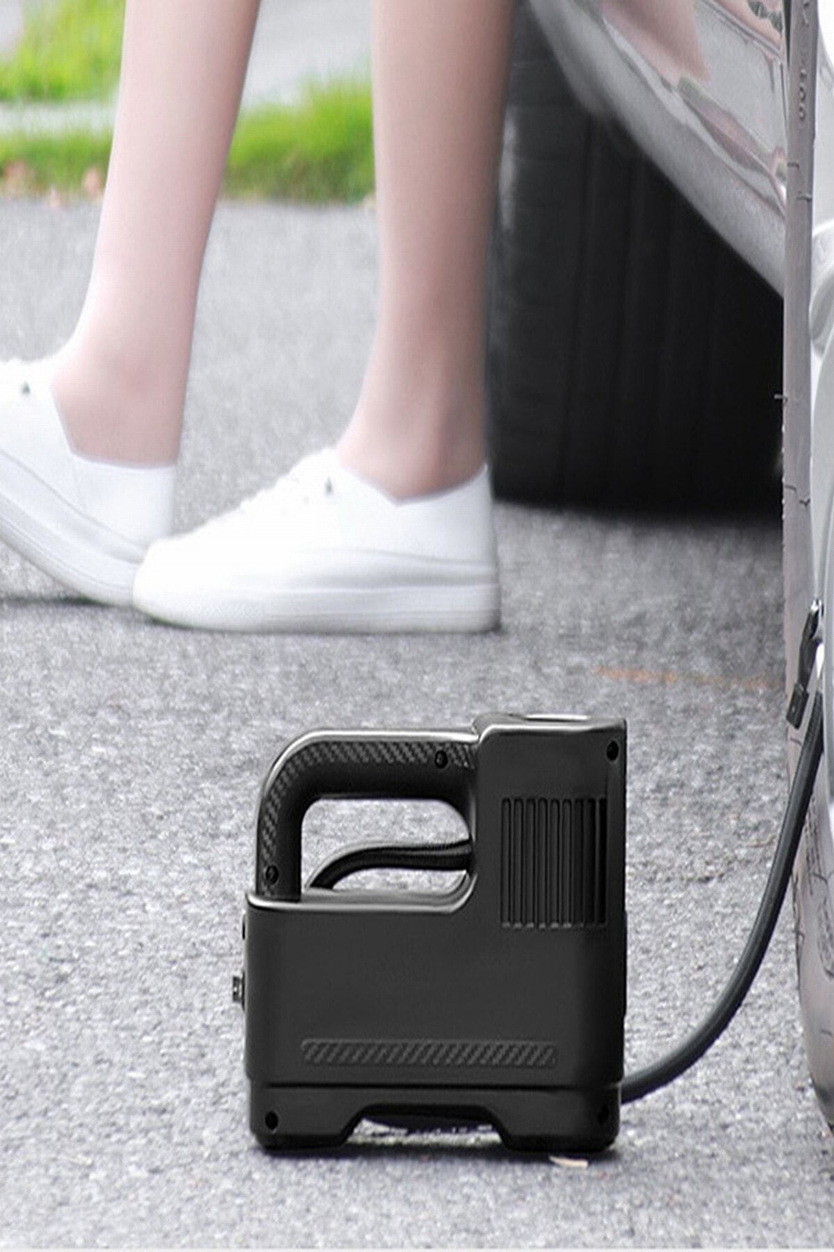 Ally Mobile St-217 12v Taşınabilir Hava Pompası Kompresör Araç Lastik Şişirme Makinesi
