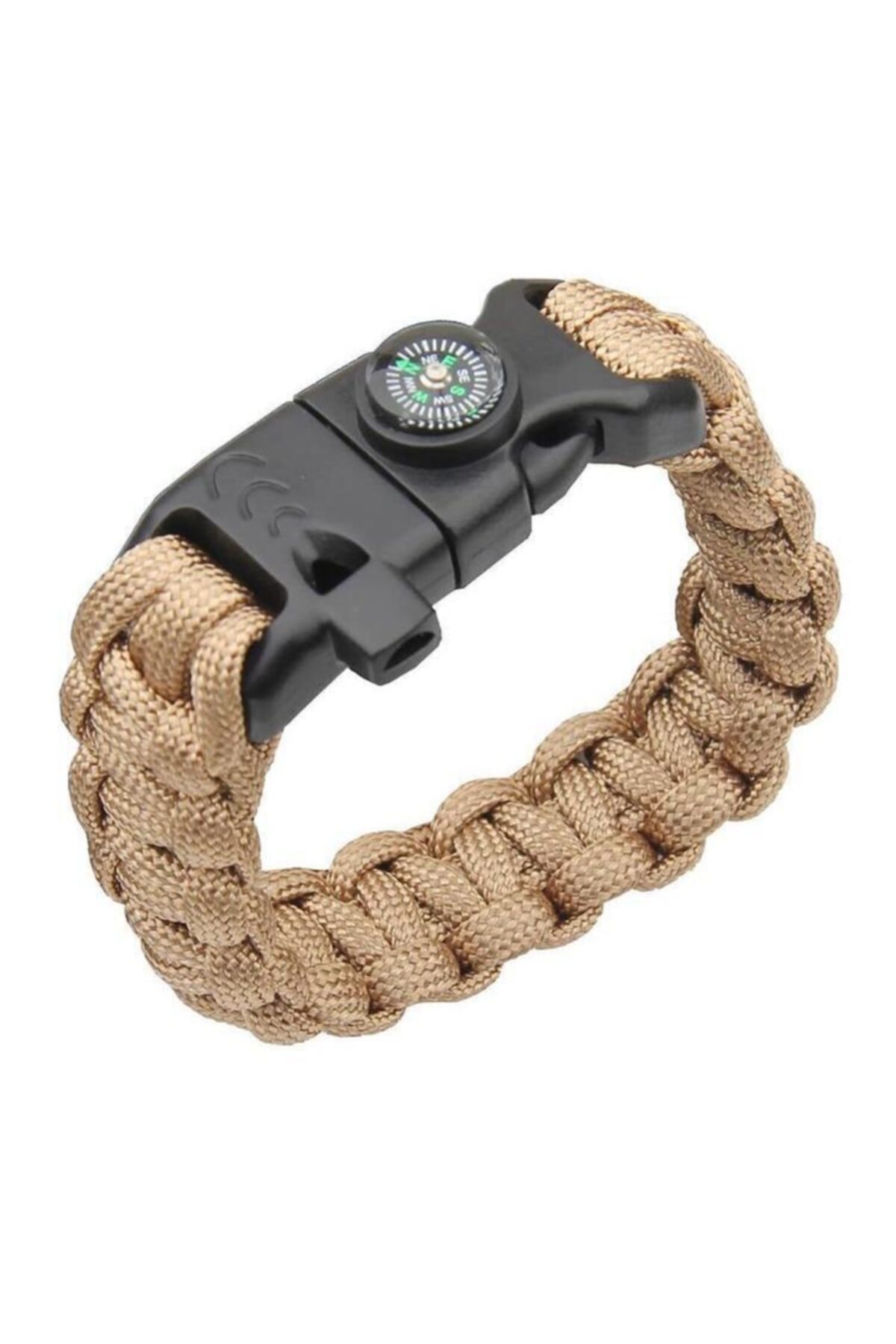 Asperas Grup Çöl Rengi Paracord Survival Bileklik