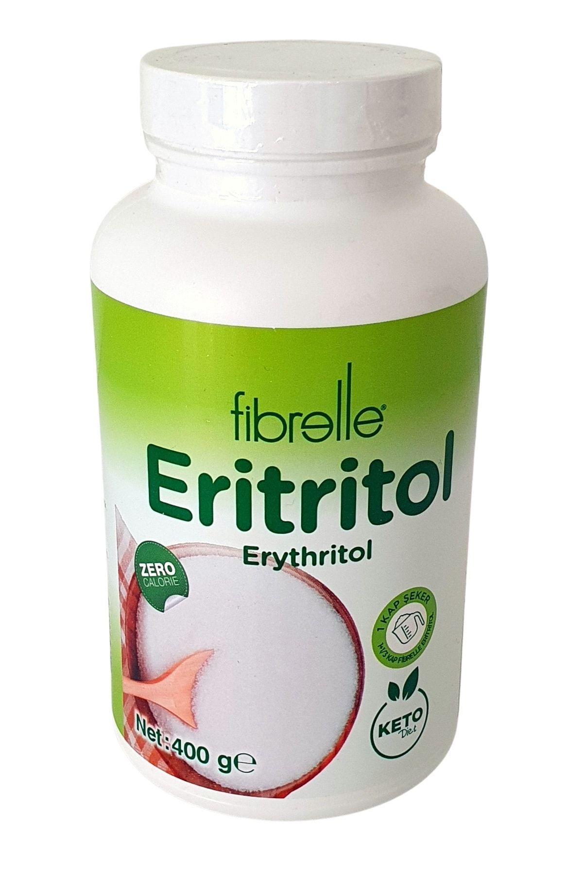 ebitkisel Fibrelle Eritritol Toz Tatlandırıcı Sıfır Kalori 400 Gr