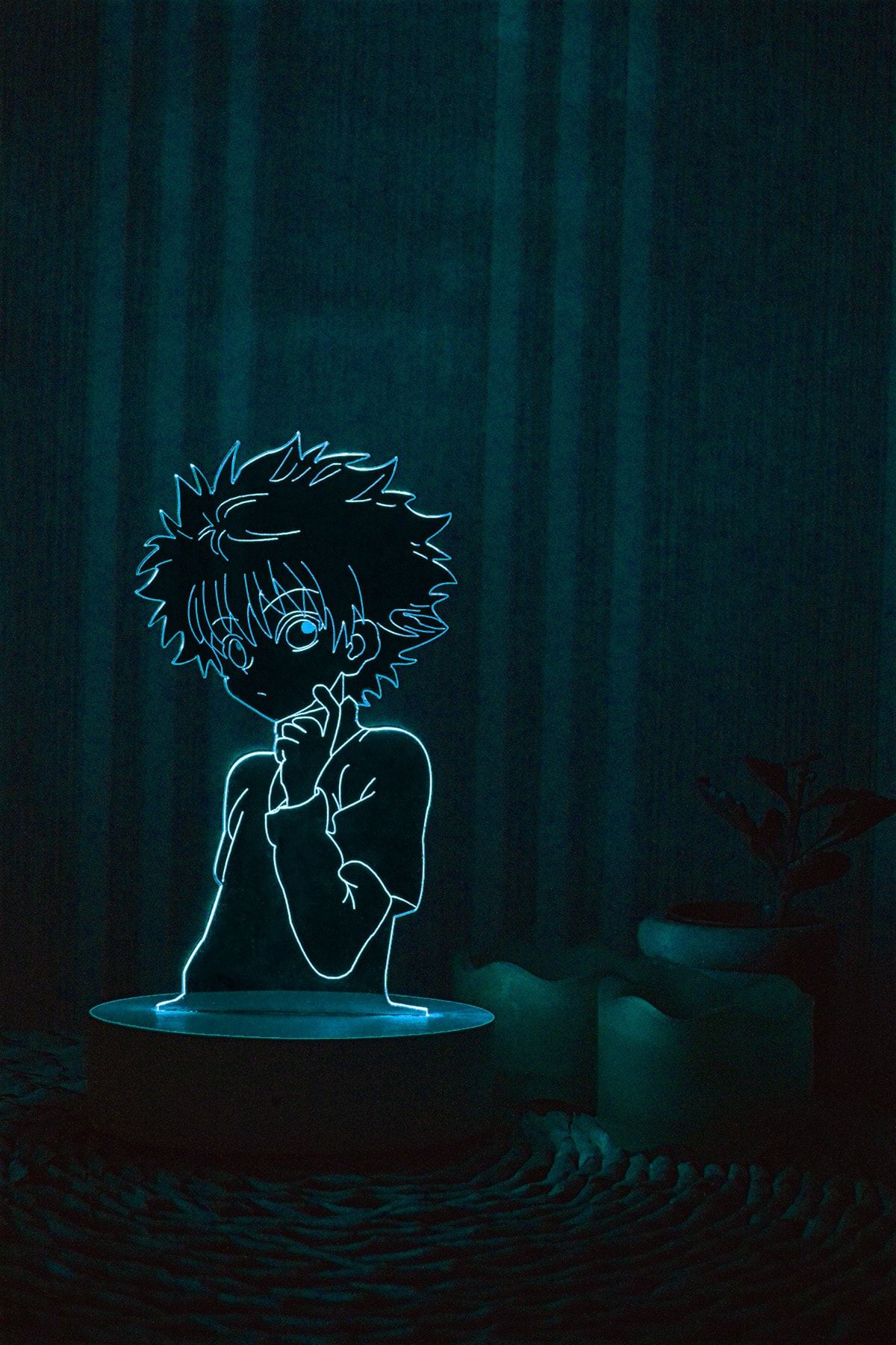 Yubi Design Killua , Hunter X Hunter 3 Boyutlu Dekoratif Gece Lambası 3d