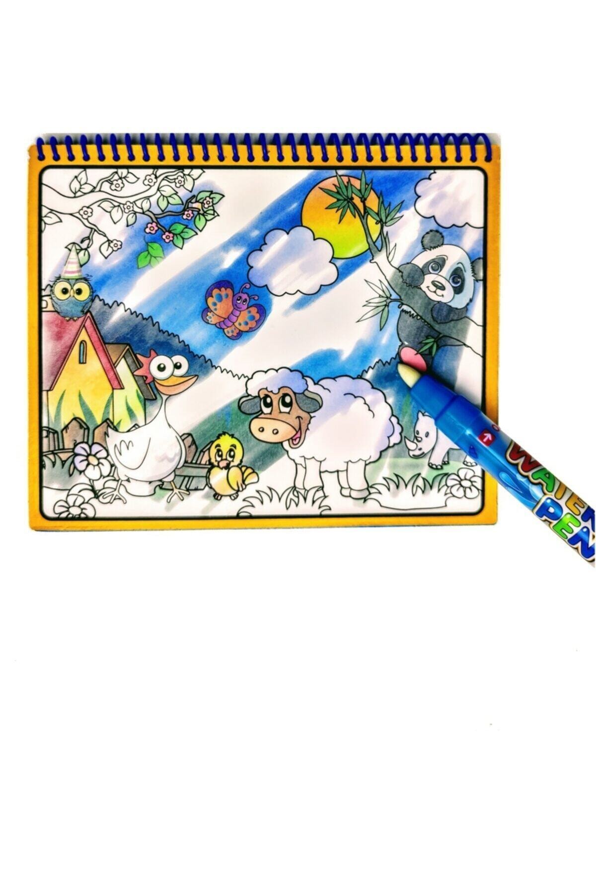 Magic Water Sihirli Boyama Kitabi Water Painting Intimate Sulu Boya Deniz Dunyasi Ozel Kalem Ile 6 Sayfa Fiyati Yorumlari Trendyol