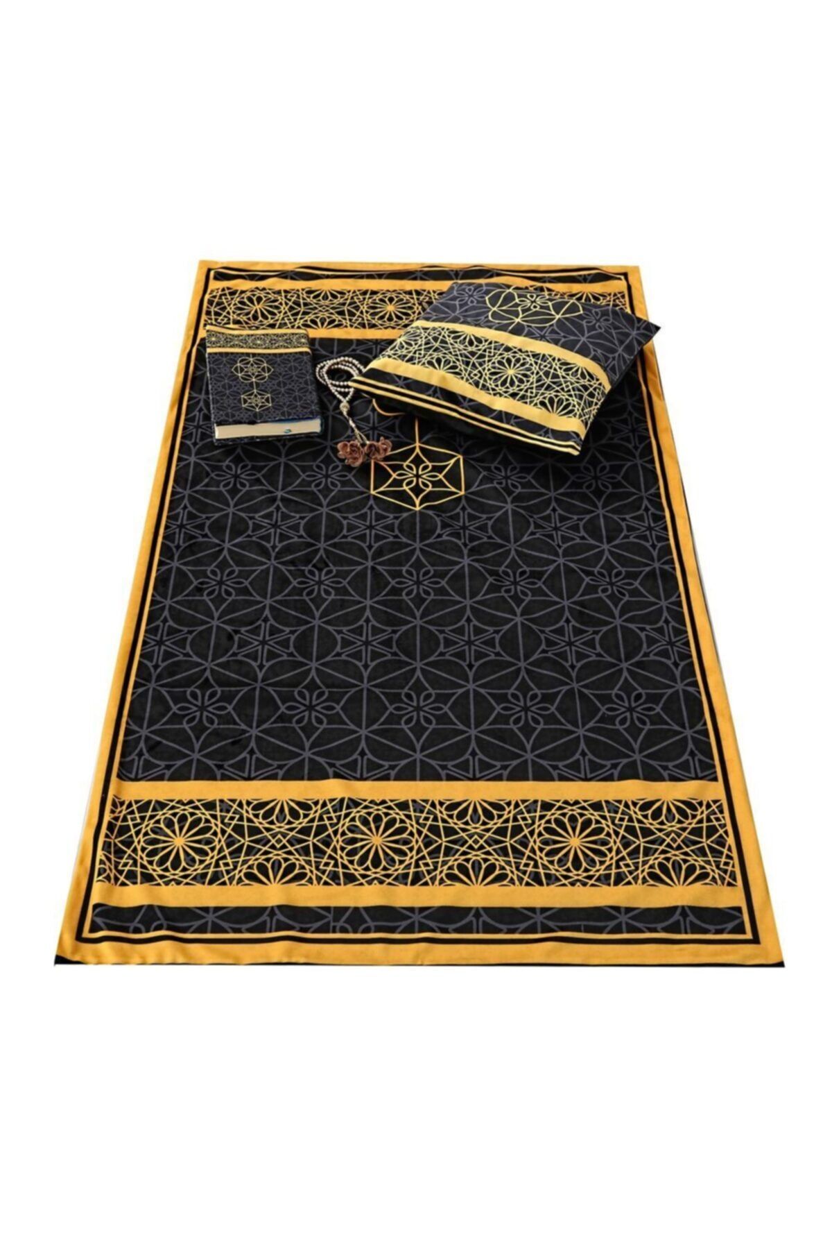 İkranur Lüks Hediye Seccade,kuran,minder Kılıfı,tesbihli Islami Set