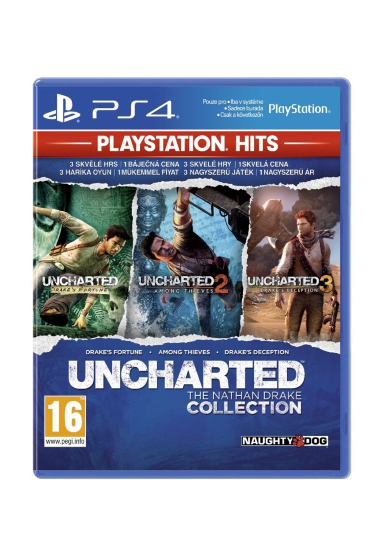 Sony Ps4 Uncharted Nathan Drake Collection Hits