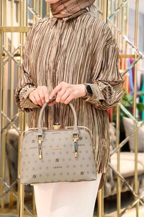 339 Kadın Omuz Çantası Vizon Image 0