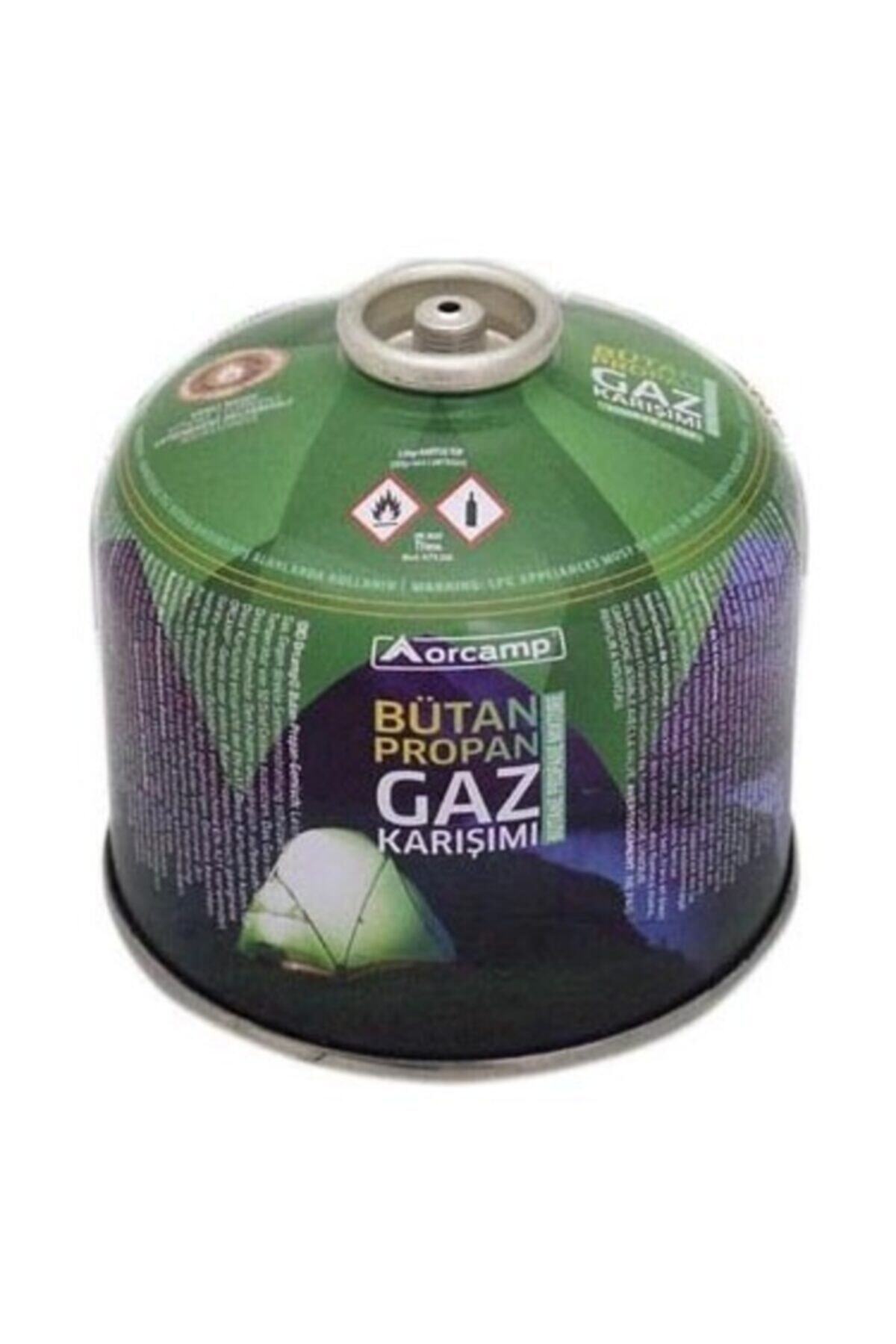 Orcamp 230 Gr Kartuş Gaz Tüp Orta Boy Vidalı Kartuş Butan Propan Gazi