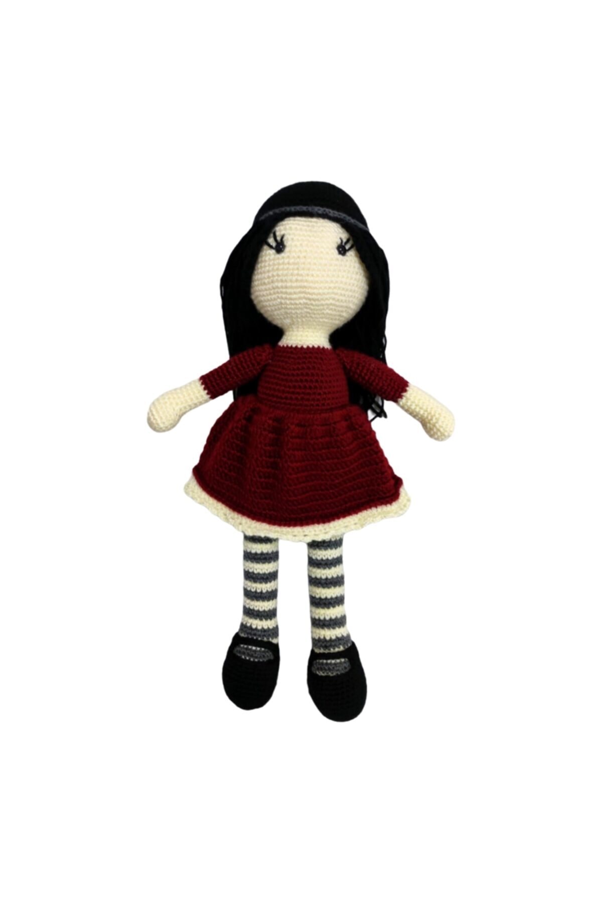 Quzucuk Kids El Örgüsü Kız Bebek Amigurumi Oyuncak 44cm