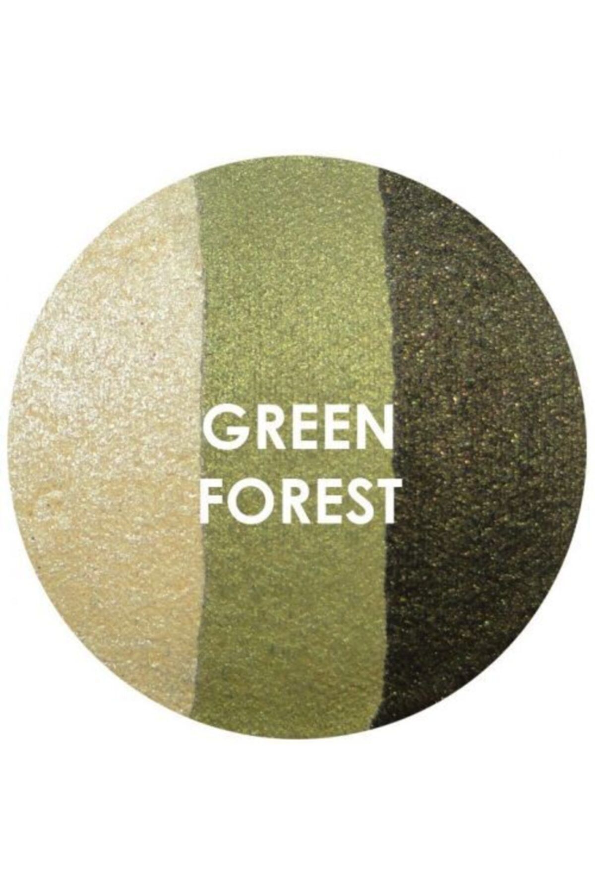 Palladio Baked Eye Shadow Trio- Green Forest -bitkisel 3lü Far Paleti