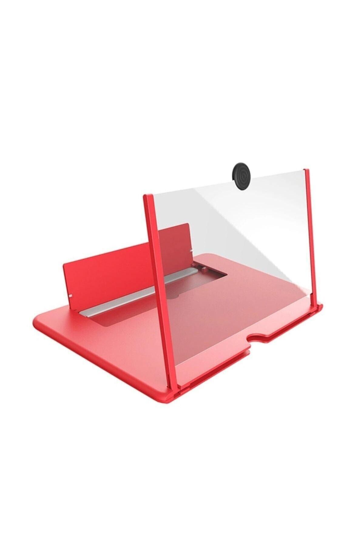 PASİFİK HOME Kırmızı 12 Inch 3d Hd Telefon Ekran Büyüteci