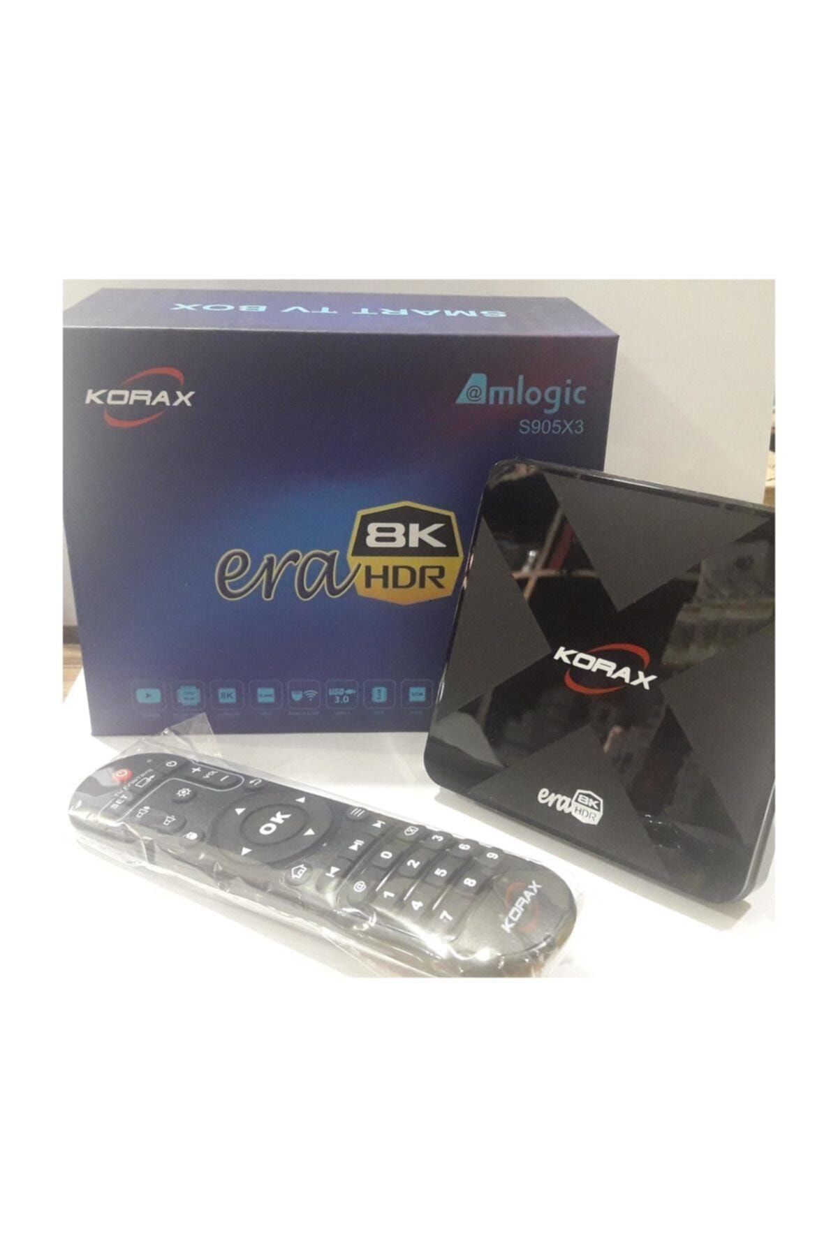 Korax Era8k 2gb Adroid Smart Tv Box Hd Uydu Alıcısı