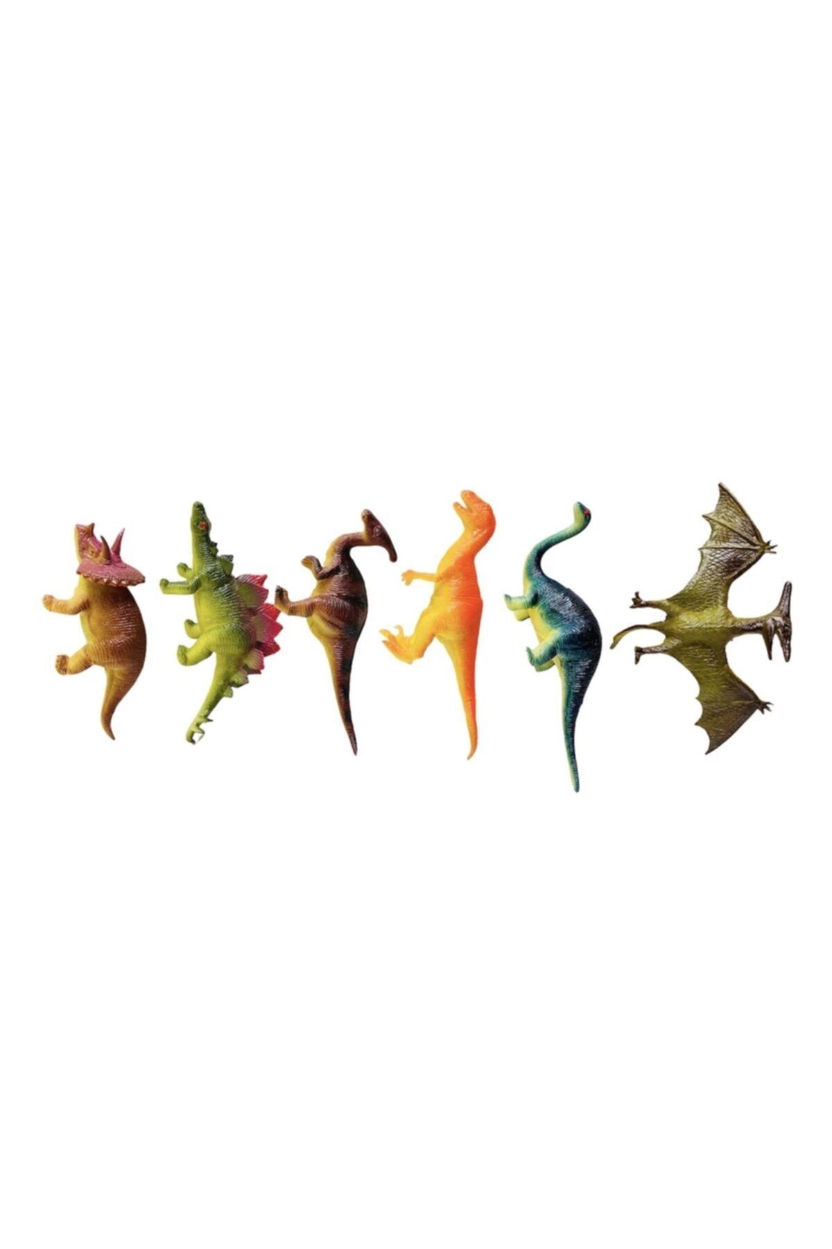 toysandmore Dinazor Hayvan Seti 6 Parça Et Malzeme Oyuncak Dinozor