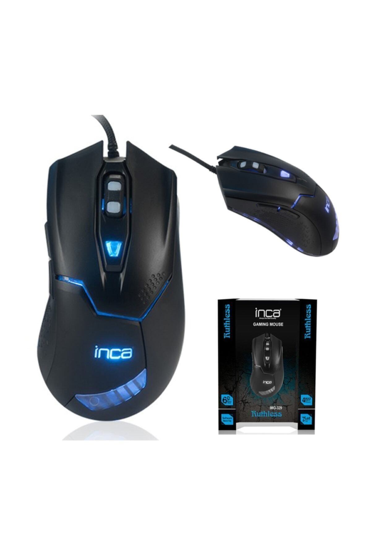 Inca Img-329 Ruthless 4800 Dpi 6D 7 Led  Gaming Oyuncu Mouse