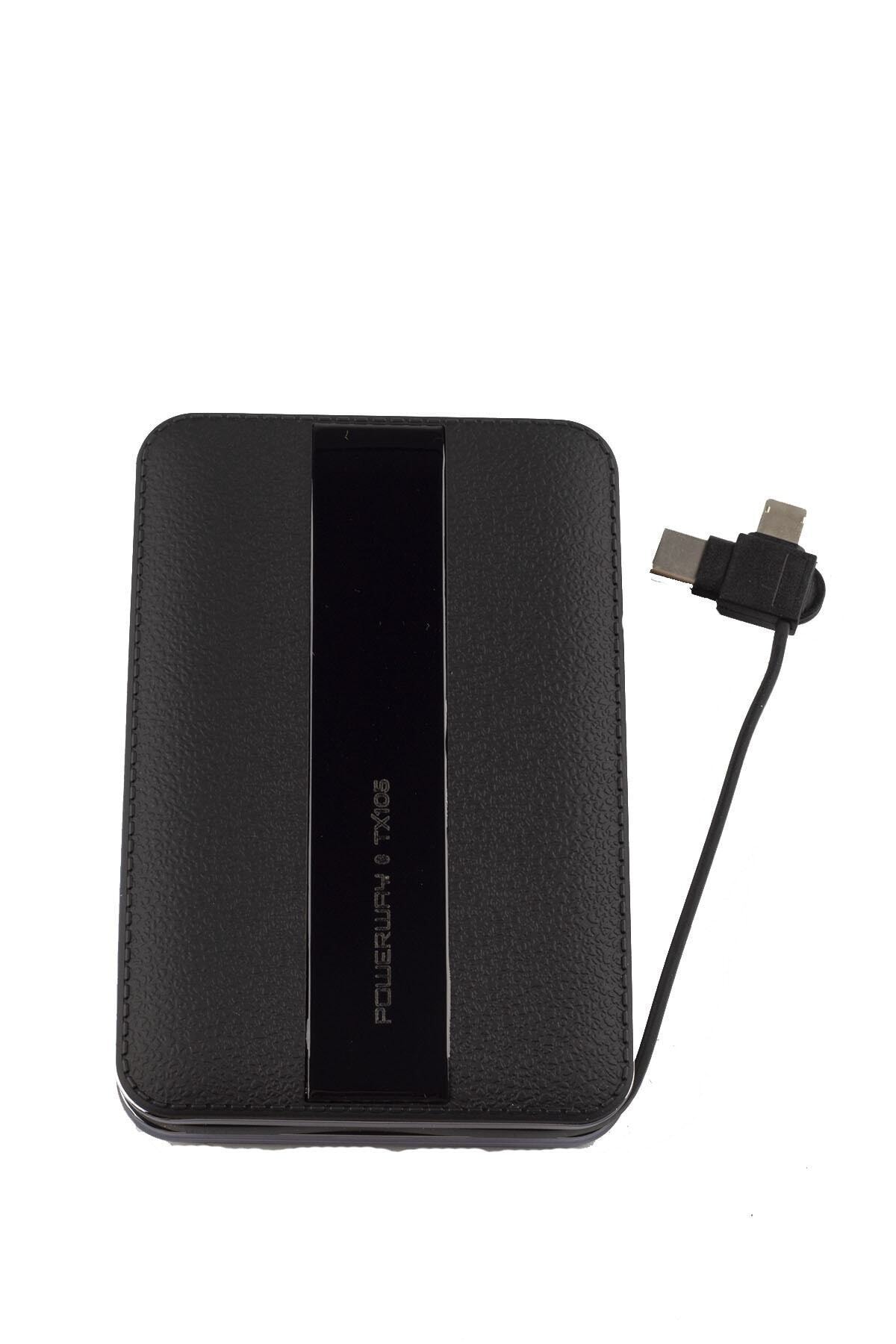 POWERWAY Tx105 Taşınabilir Powerbank Siyah Renk 00435