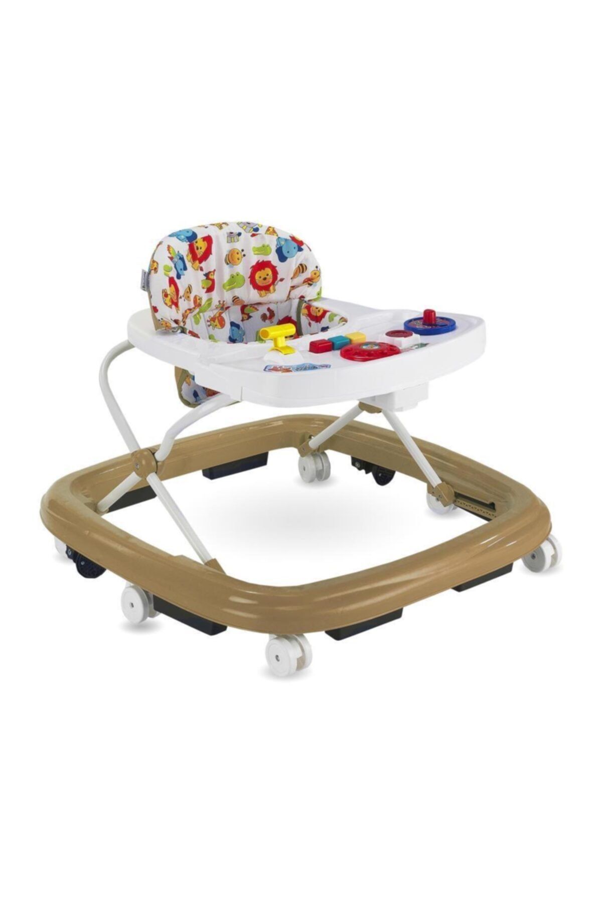 BabyHope Oyuncaklı Yürüteç Kahverengi