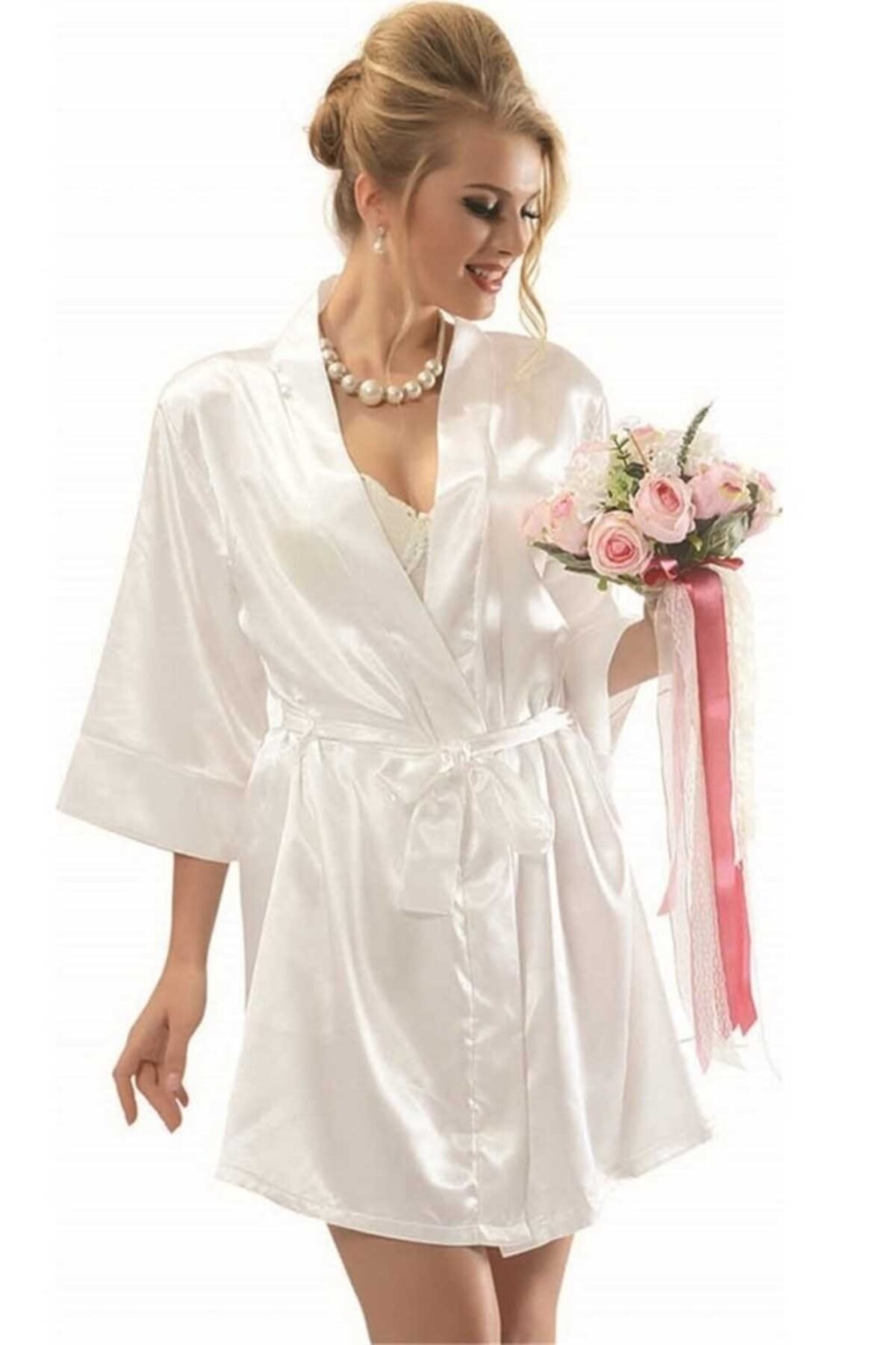 NBB Saten Bride Sabahlık 3232