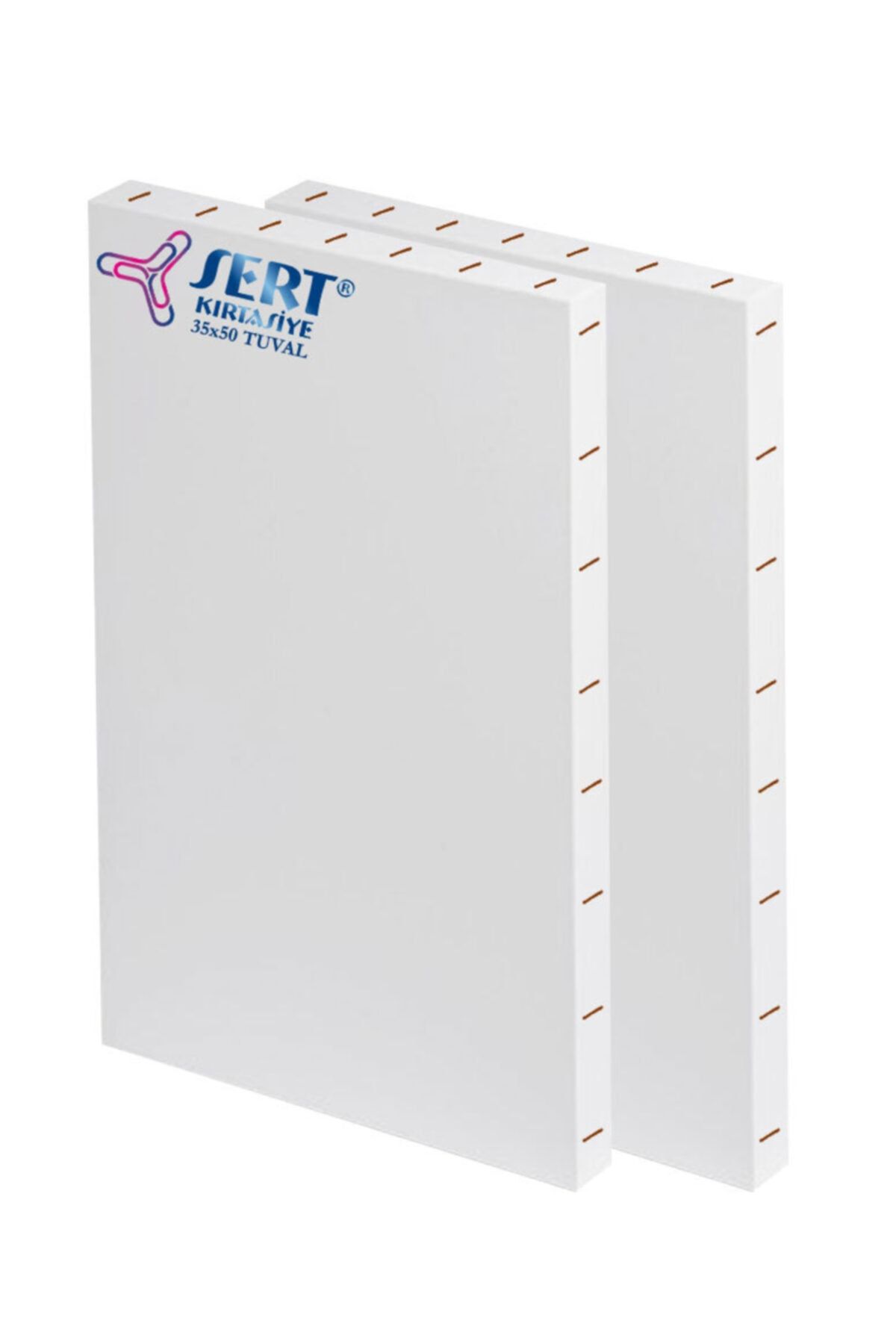SERT KIRTASİYE Tuval 35cm X 50cm Yandan Zımbalı Öğrenci Tuvali 2li Paket