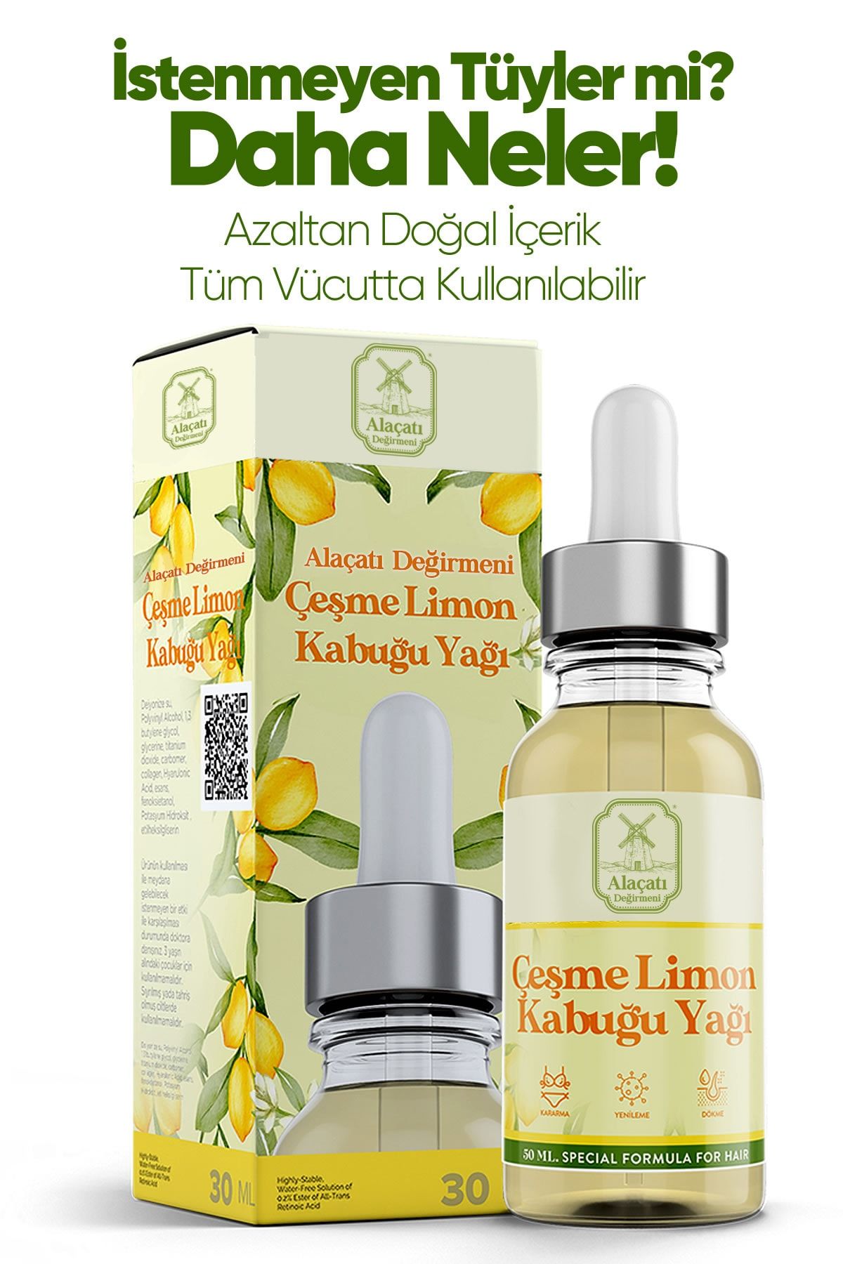 alacati degirmeni cesme limon kabugu yagi tuy geciktirici tuy azaltici serum fiyati yorumlari trendyol