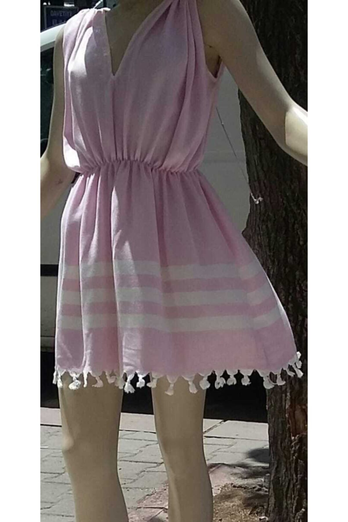 Suvilla Giyim Bambu Peştemal Elbise