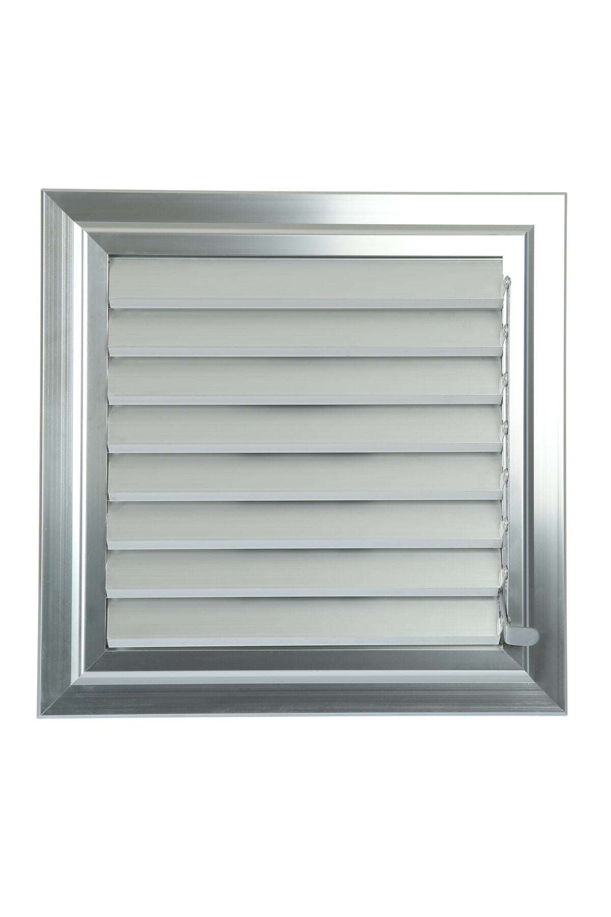 Altunöz Parlak Krom Banyo Wc Alüminyum Yüzeysel Menfez 65x51cm