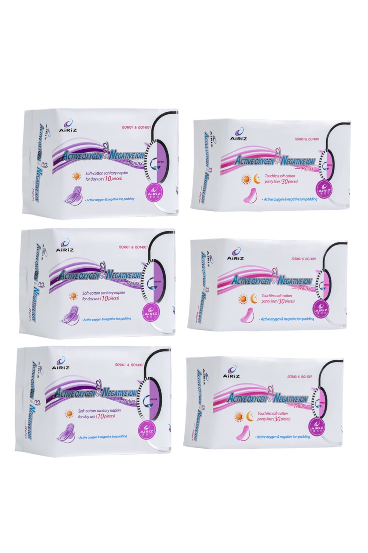 tiens airiz Gündüz 3 Paket + Günlük Ped 3 Paket