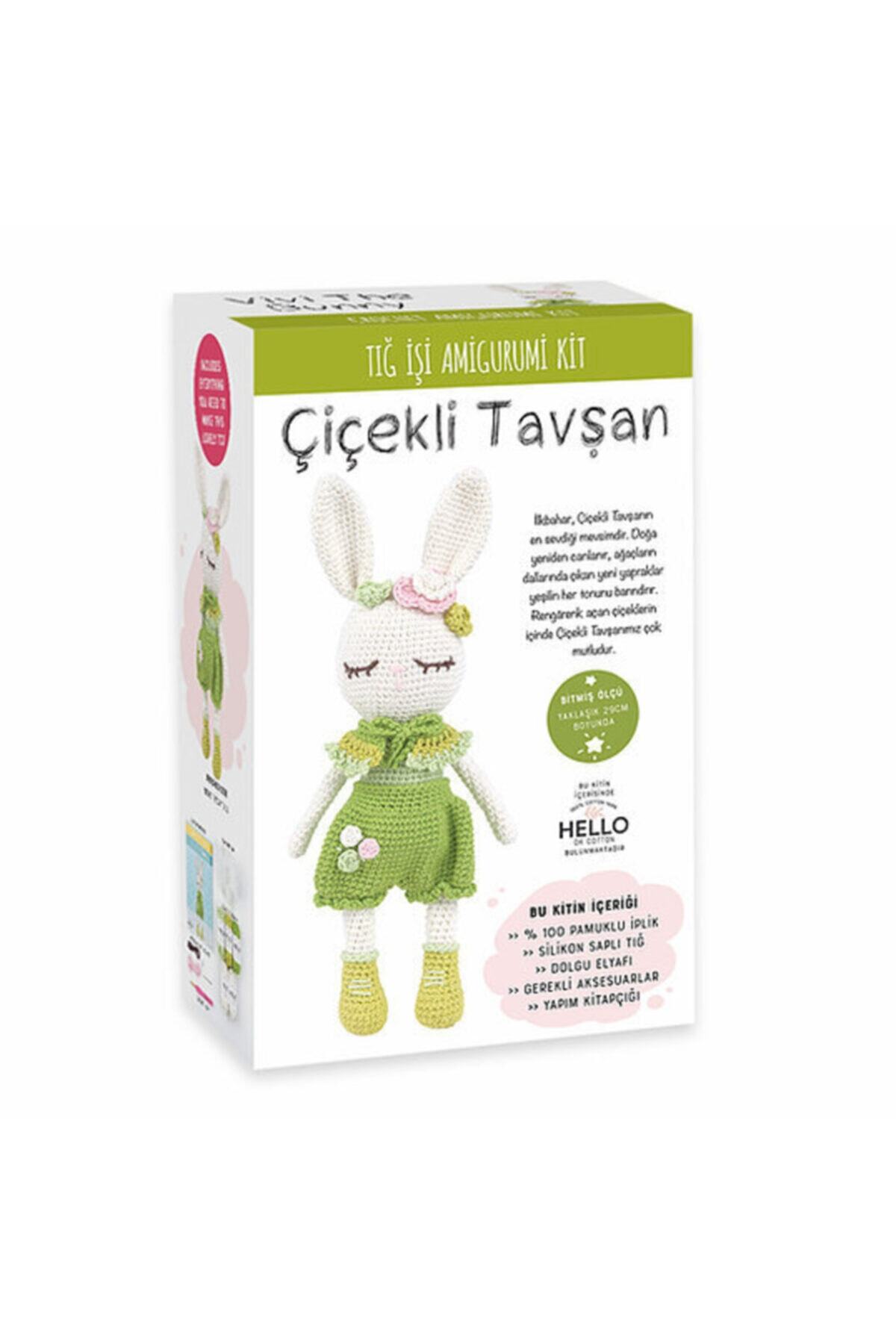 Tuva Yayıncılık Amigurumi Çiçekli Tavşan Yapım Seti