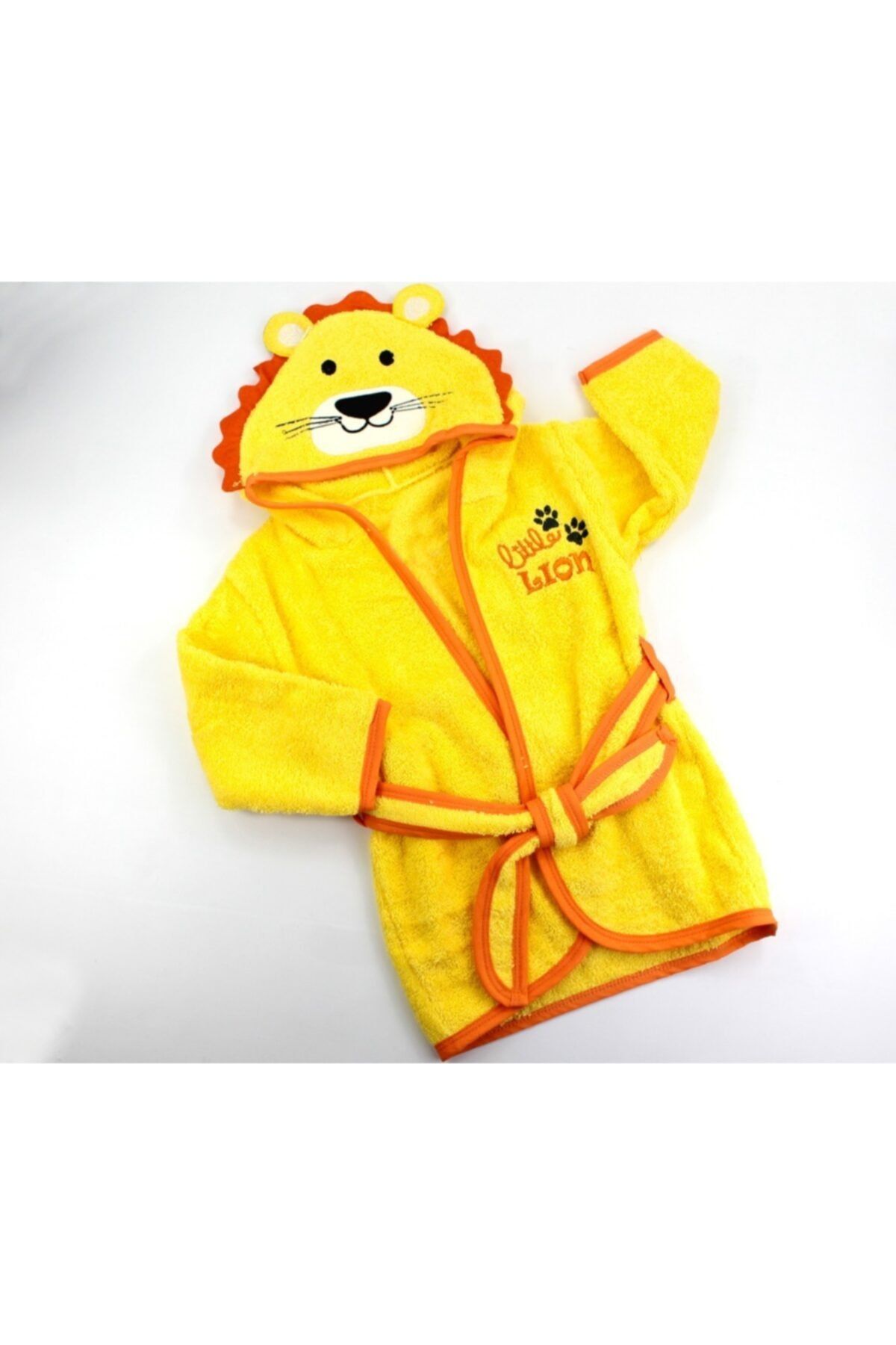 Buude Kids Buude Jojovu Aslan Bornoz %100 Pamuklu
